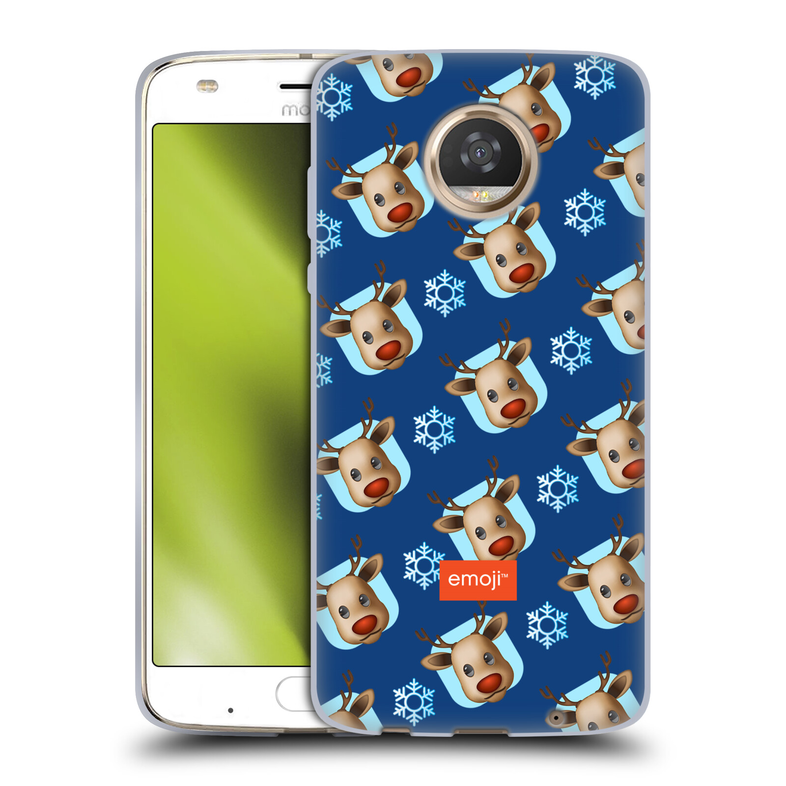 OFFICIAL emoji® CHRISTMAS PATTERNS GEL CASE FOR MOTOROLA PHONES - Picture 15 of 17