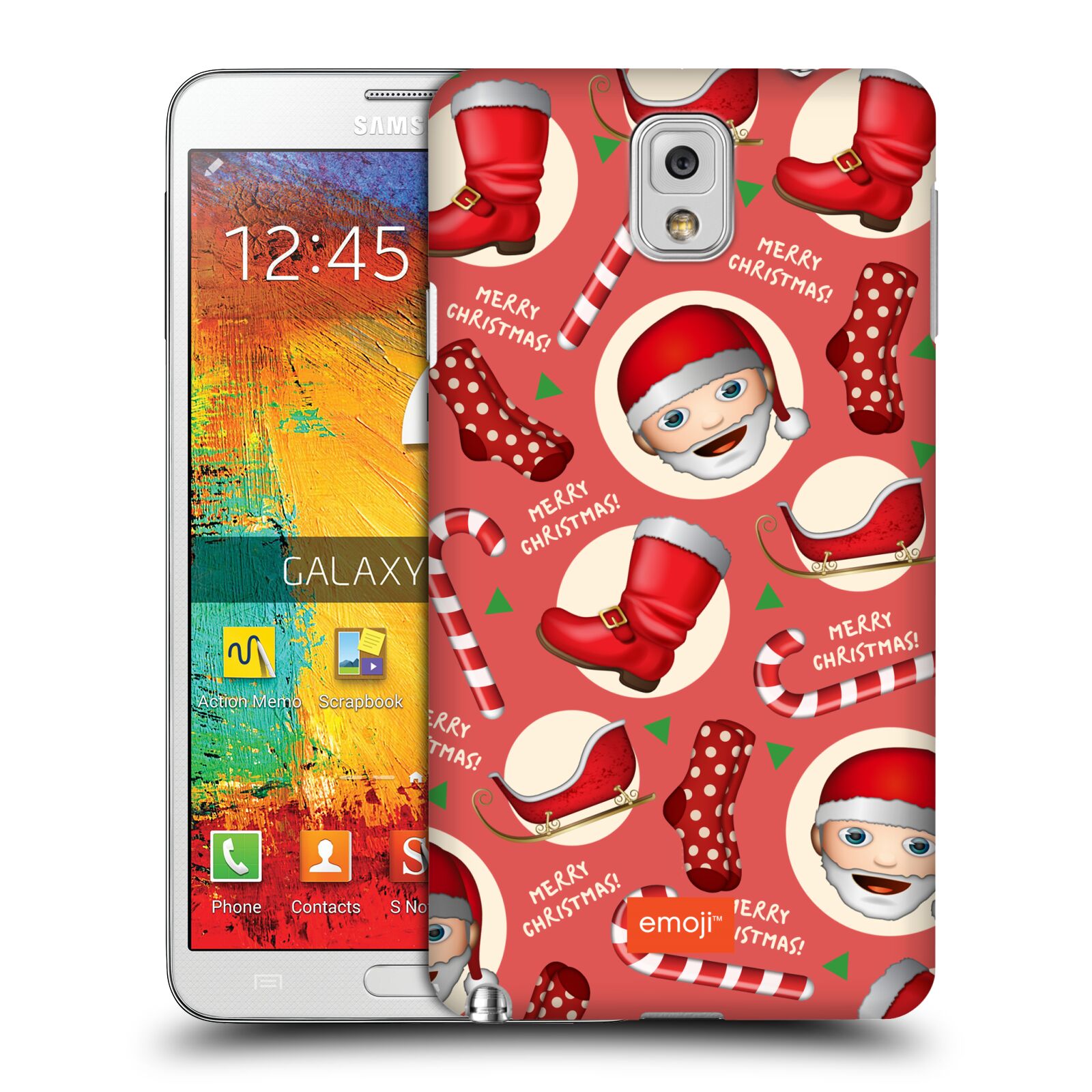 OFFICIAL emoji® CHRISTMAS PATTERNS HARD BACK CASE FOR SAMSUNG PHONES 2 - Picture 16 of 17