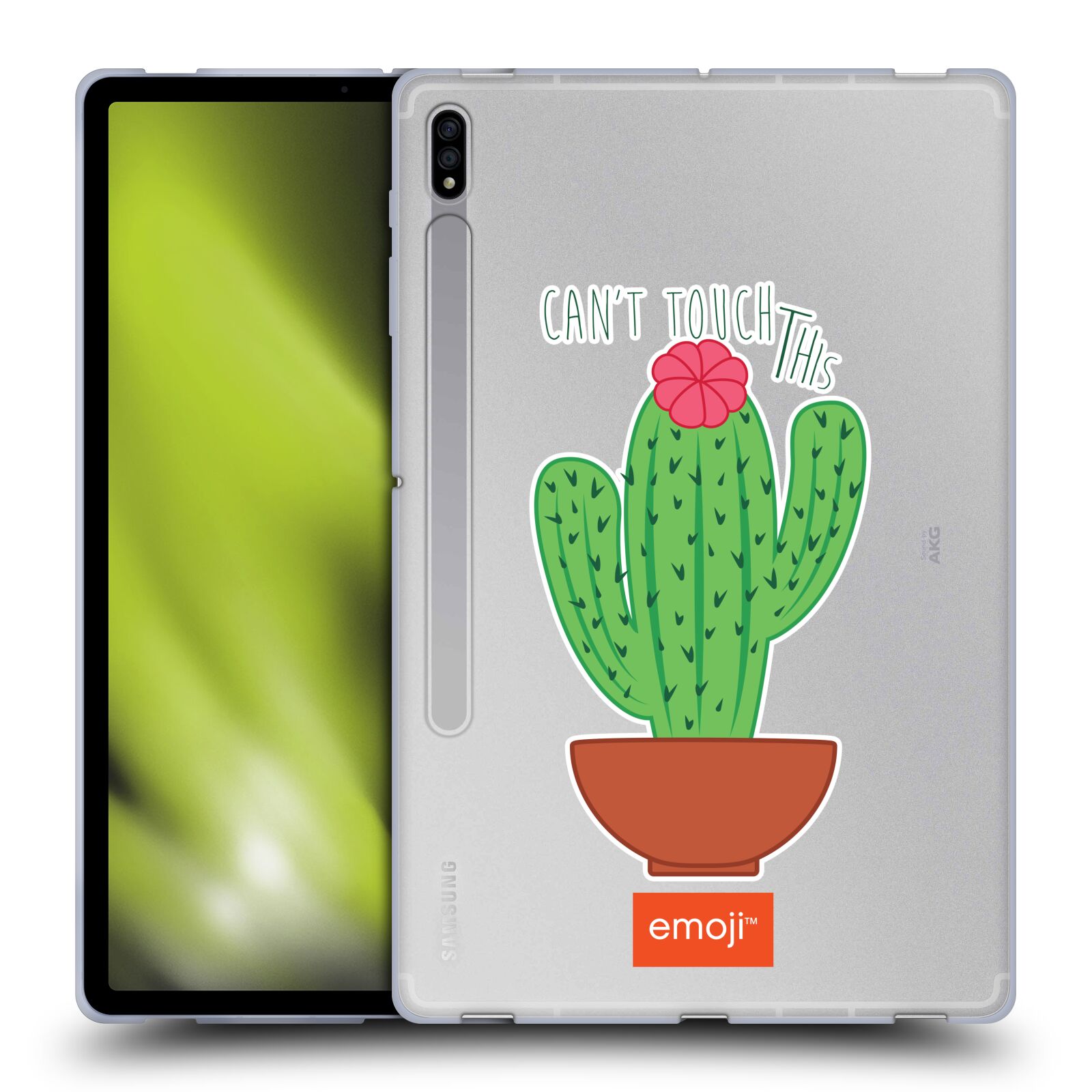 OFFICIAL emoji® CACTUS AND PINEAPPLE SOFT GEL CASE FOR SAMSUNG TABLETS 1 - Picture 8 of 17