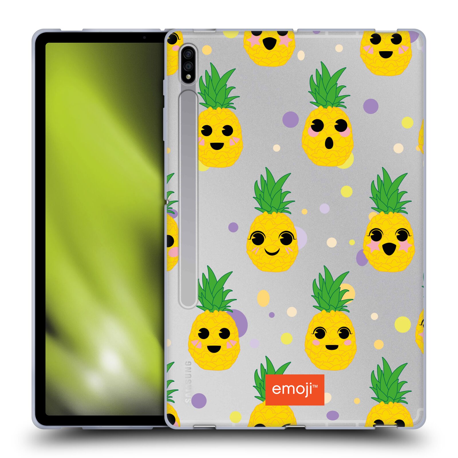 OFFICIAL emoji® CACTUS AND PINEAPPLE SOFT GEL CASE FOR SAMSUNG TABLETS 1 - Picture 11 of 17