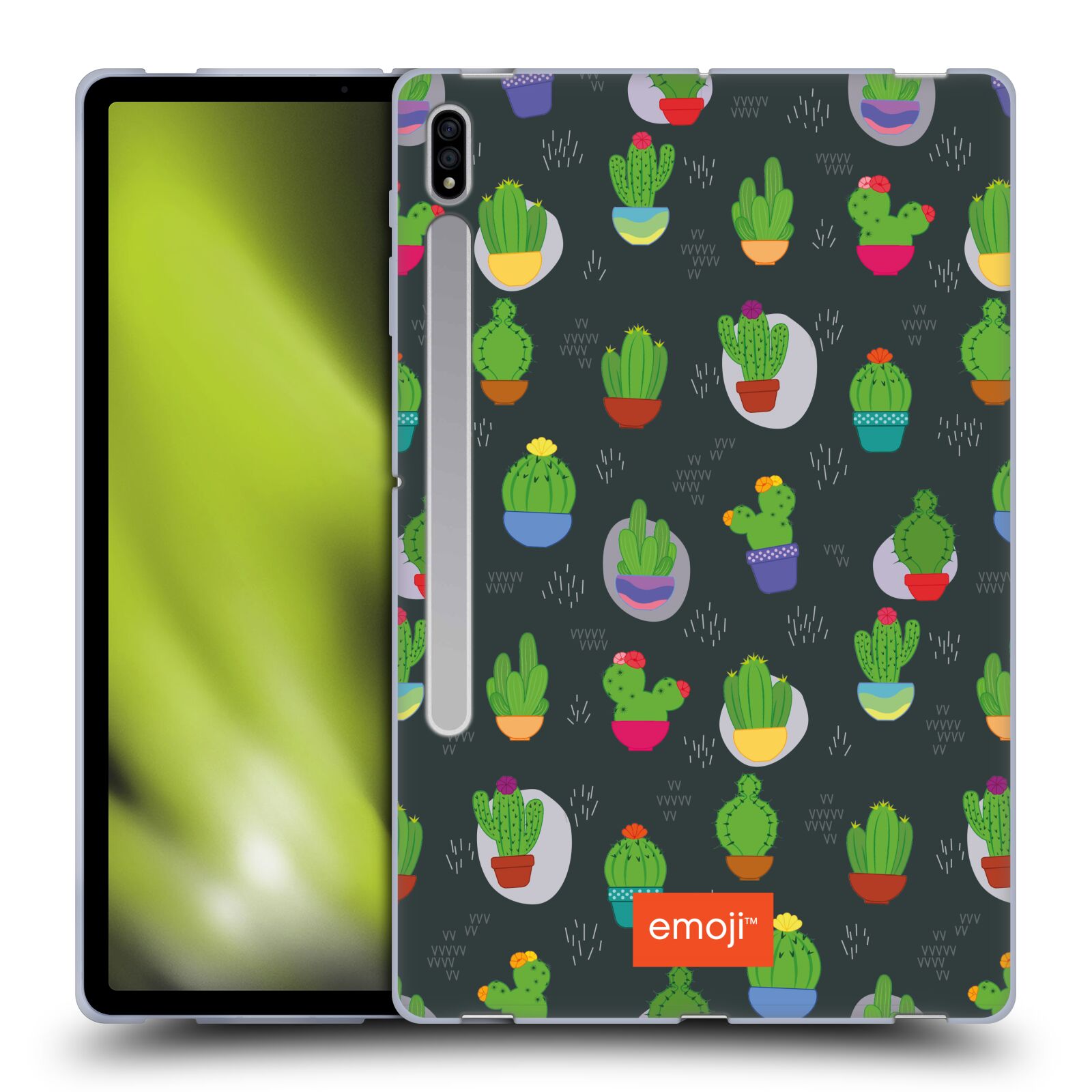 OFFICIAL emoji® CACTUS AND PINEAPPLE SOFT GEL CASE FOR SAMSUNG TABLETS 1 - Picture 15 of 17