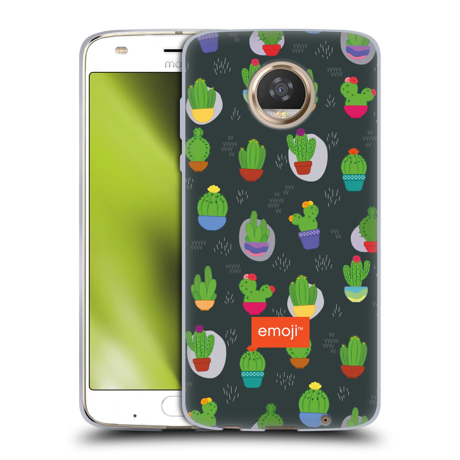 FUNDA OFICIAL emoji® CACTUS Y PIÑA GEL SUAVE PARA TELÉFONOS MOTOROLA 2 - Imagen 8 de 8