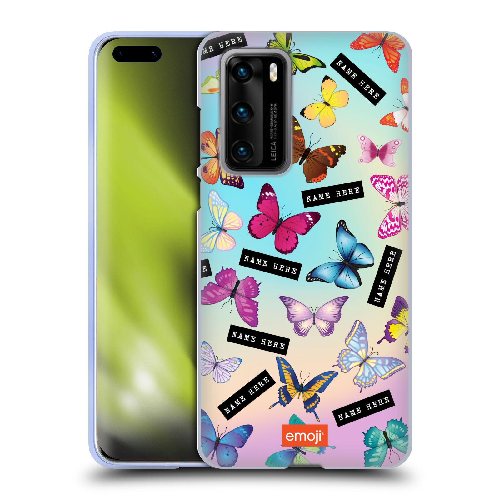 CUSTOM CUSTOMIZED PERSONALIZED EMOJI® PATTERNS SOFT GEL CASE FOR HUAWEI PHONES 4