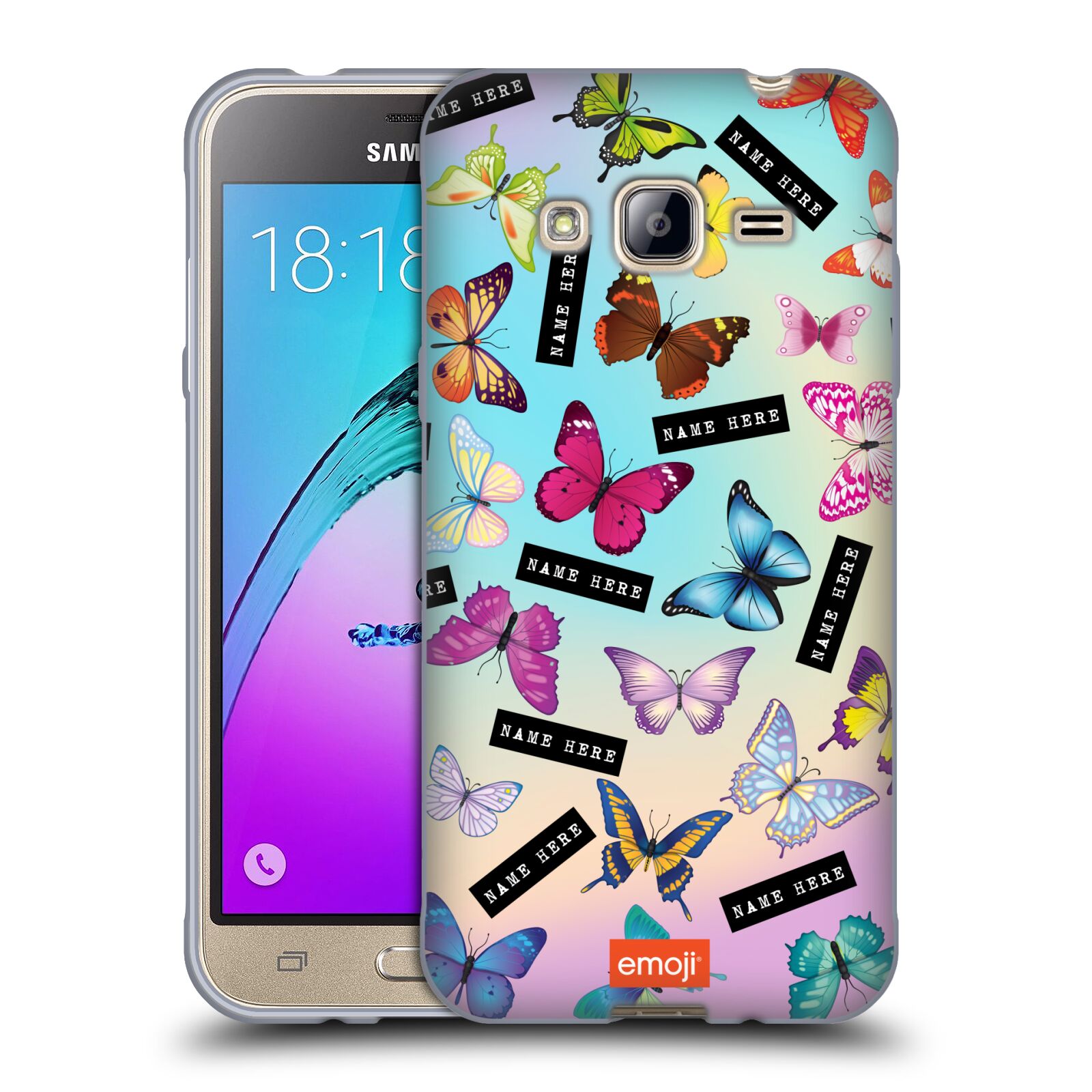 CUSTOM CUSTOMIZED PERSONALIZED EMOJI® PATTERNS GEL CASE FOR SAMSUNG PHONES 3