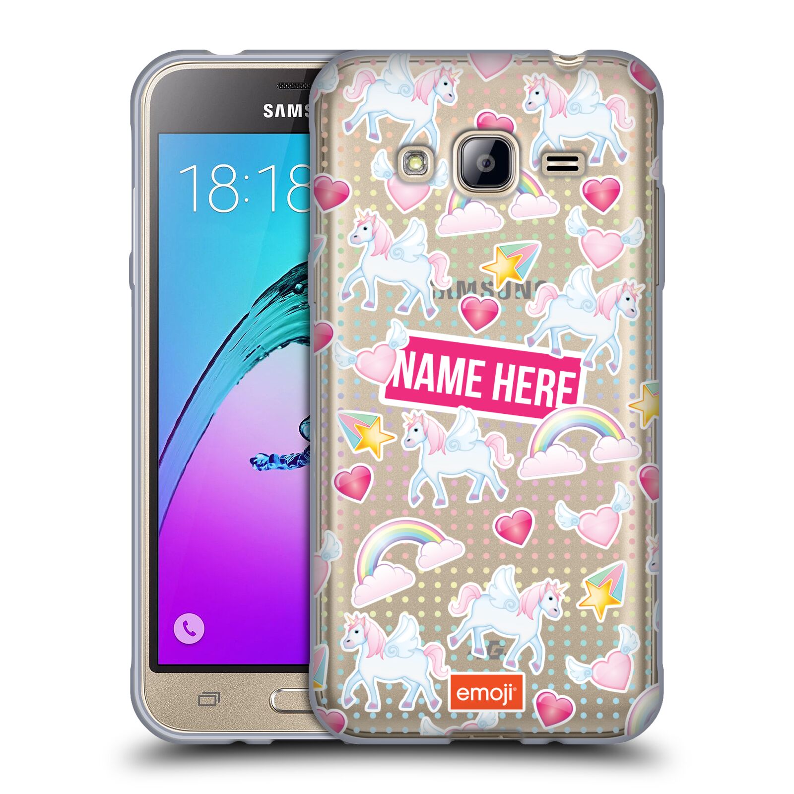 CUSTOM CUSTOMIZED PERSONALIZED EMOJI® PATTERNS GEL CASE FOR SAMSUNG PHONES 3