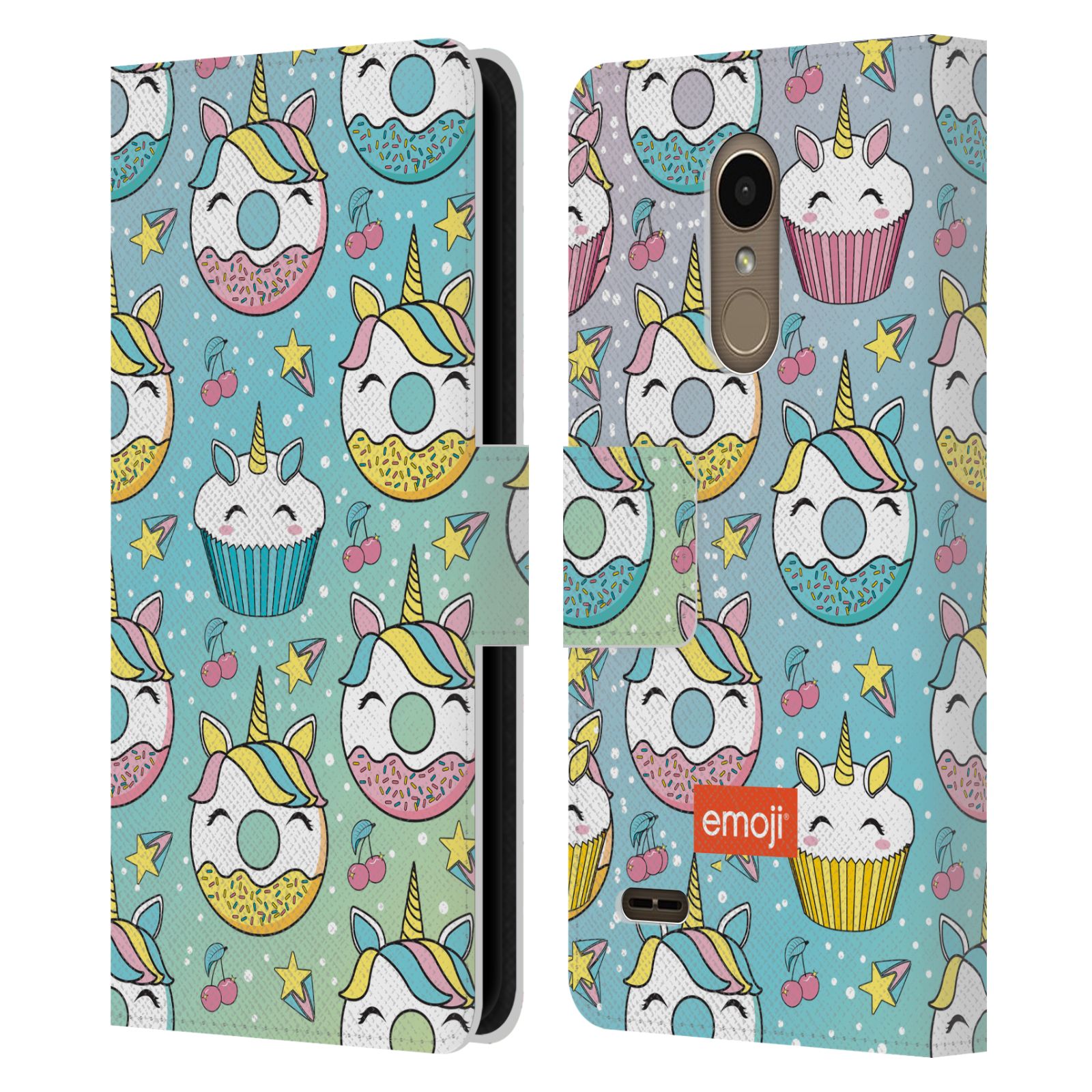 FUNDA BILLETERA OFICIAL EMOJI® LINDA CUERO LIBRO PARA TELÉFONOS LG 1 - Imagen 6 de 6