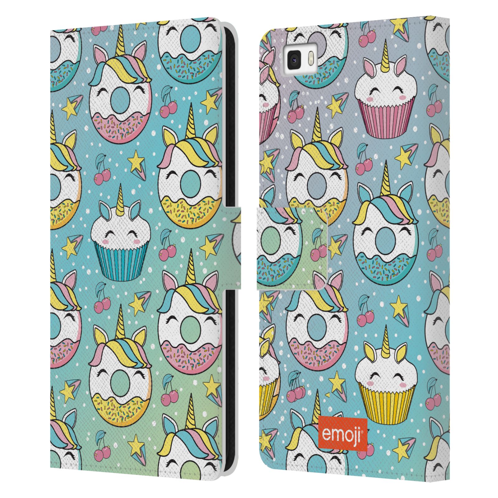 OFFICIAL emoji® CUTESY LEATHER BOOK WALLET CASE COVER FOR HUAWEI PHONES 2 - Imagen 7 de 7