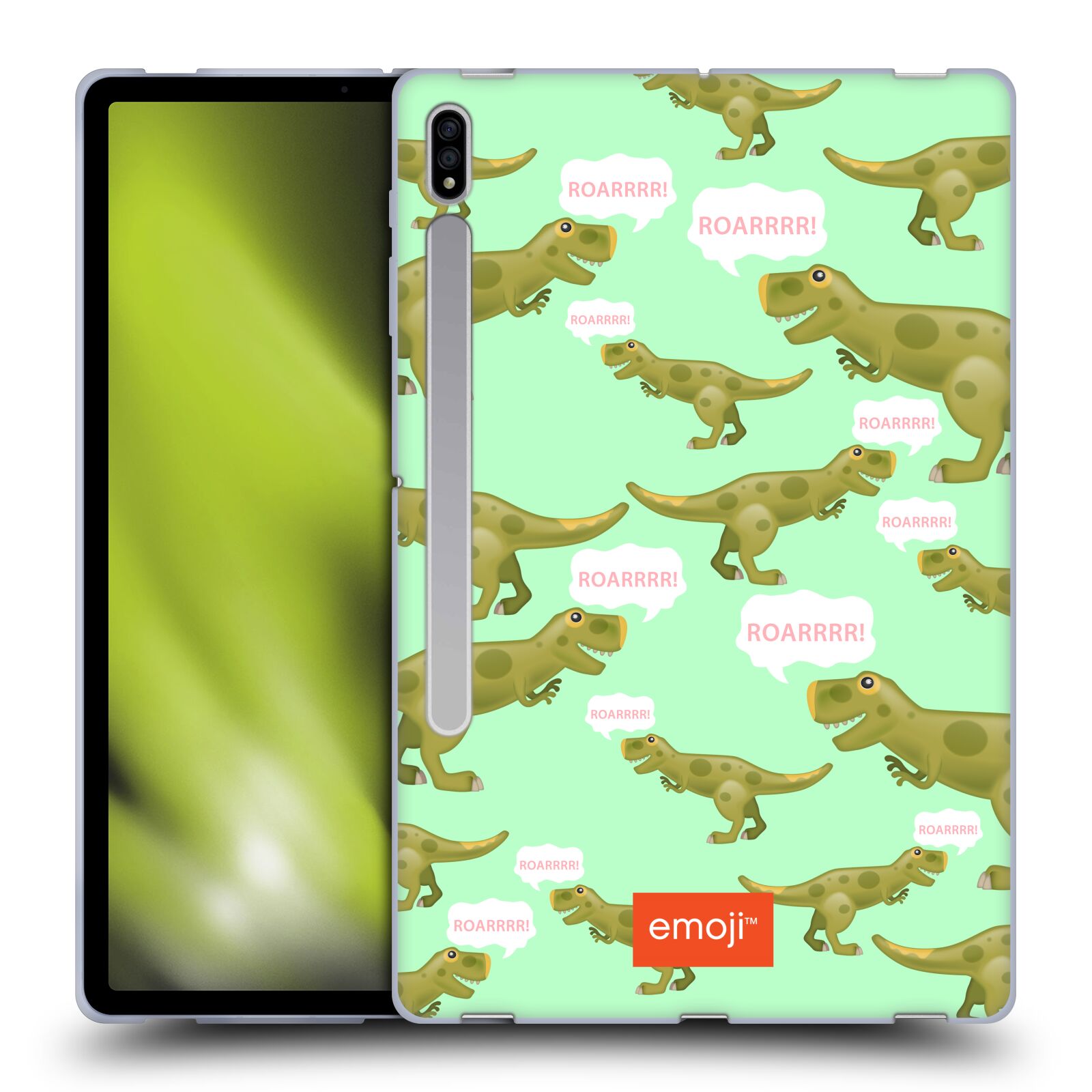 OFFICIAL emoji® DINOSAURS SOFT GEL CASE FOR SAMSUNG TABLETS 1 - Picture 12 of 13