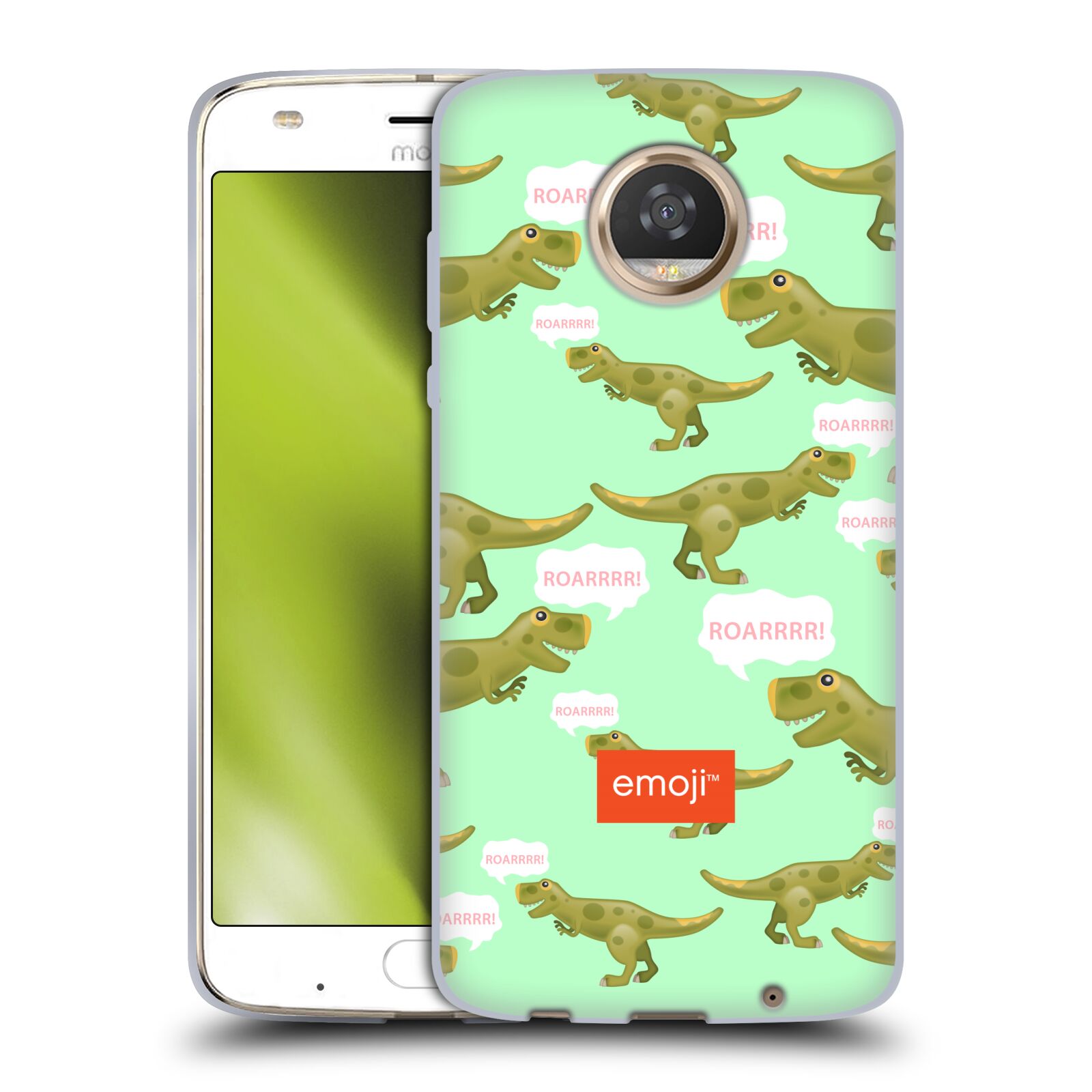 OFFICIAL emoji® DINOSAURS SOFT GEL CASE FOR MOTOROLA PHONES - Picture 12 of 13
