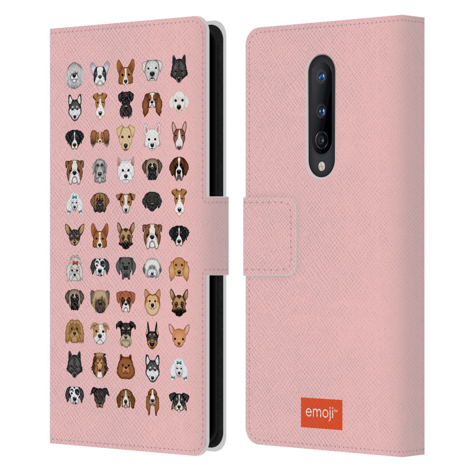 OFFICIAL emoji® DOGS LEATHER BOOK WALLET CASE FOR BLACKBERRY ONEPLUS - Picture 9 of 13