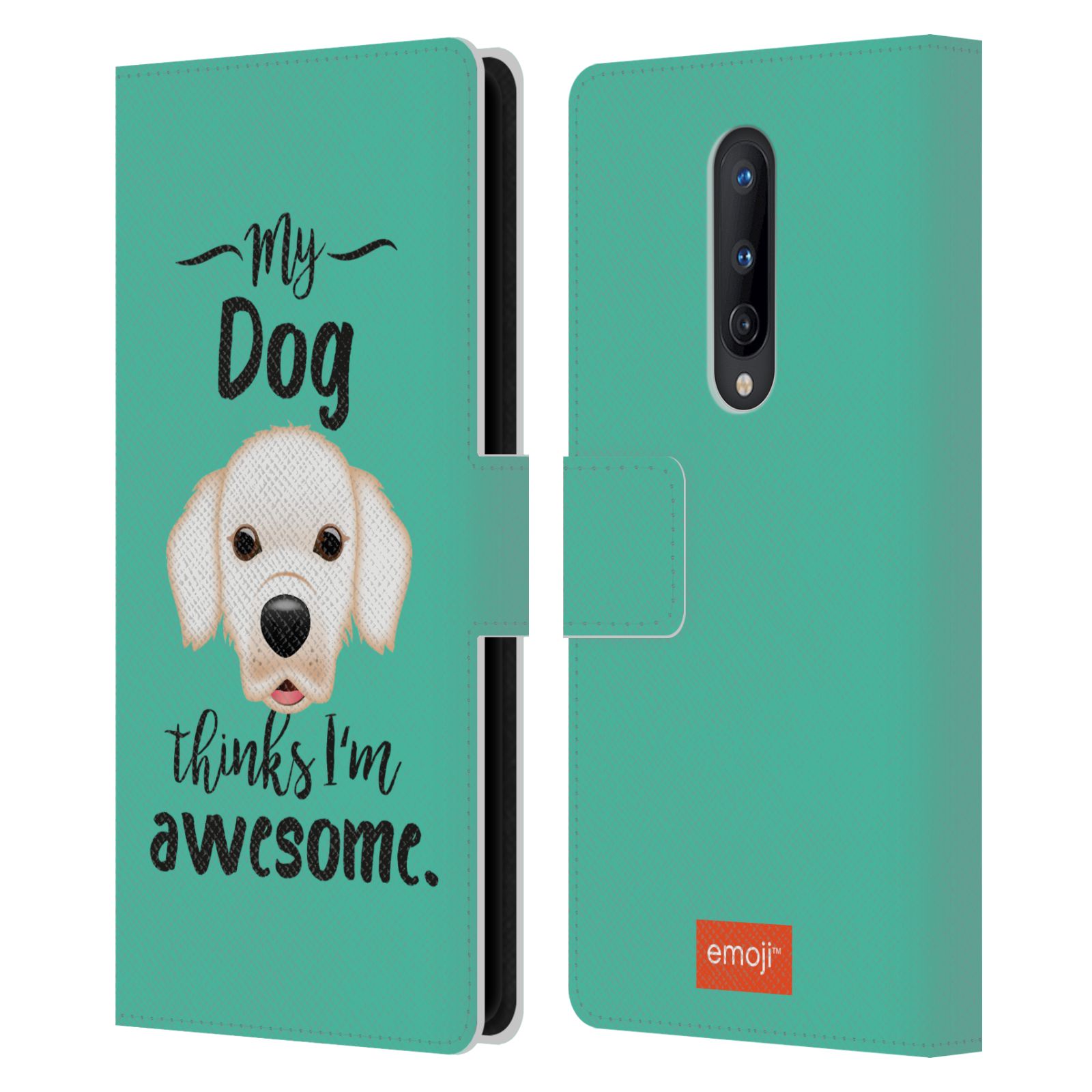 OFFICIAL emoji® DOGS LEATHER BOOK WALLET CASE FOR BLACKBERRY ONEPLUS - Picture 11 of 13
