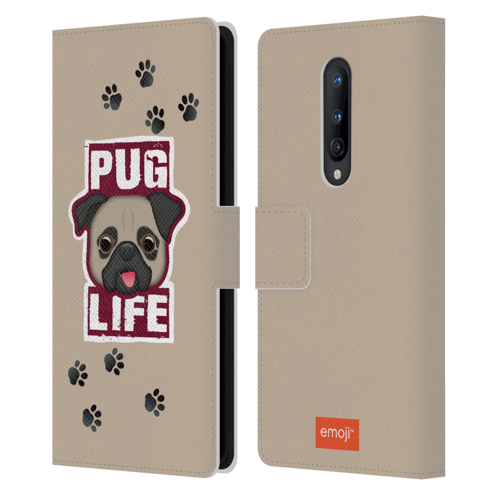 OFFICIAL emoji® DOGS LEATHER BOOK WALLET CASE FOR BLACKBERRY ONEPLUS - Picture 12 of 13