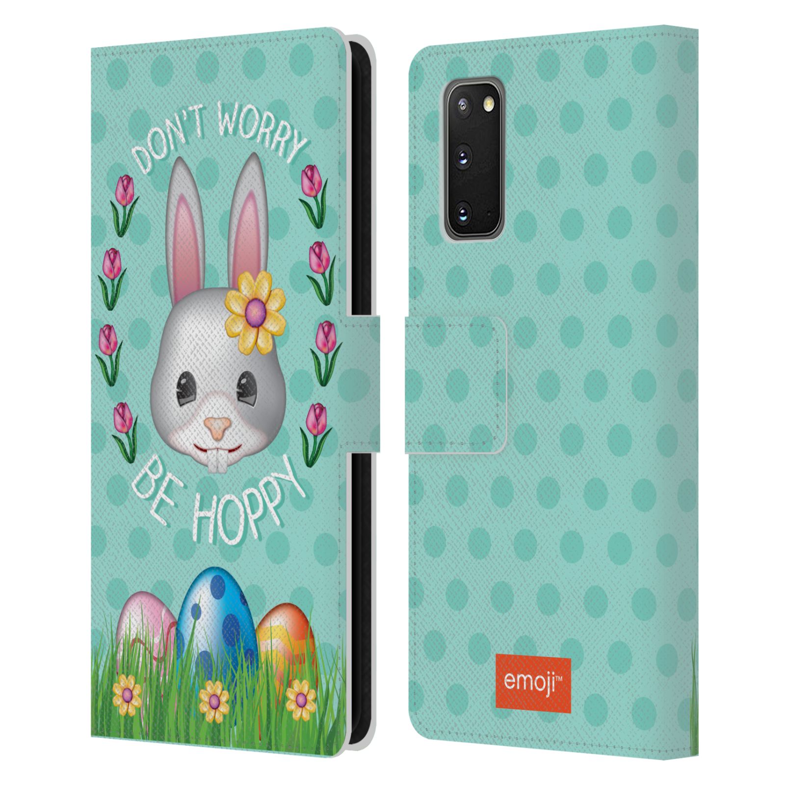 OFFICIAL emoji® EASTER LEATHER BOOK WALLET CASE FOR SAMSUNG PHONES 2 - Picture 7 of 11