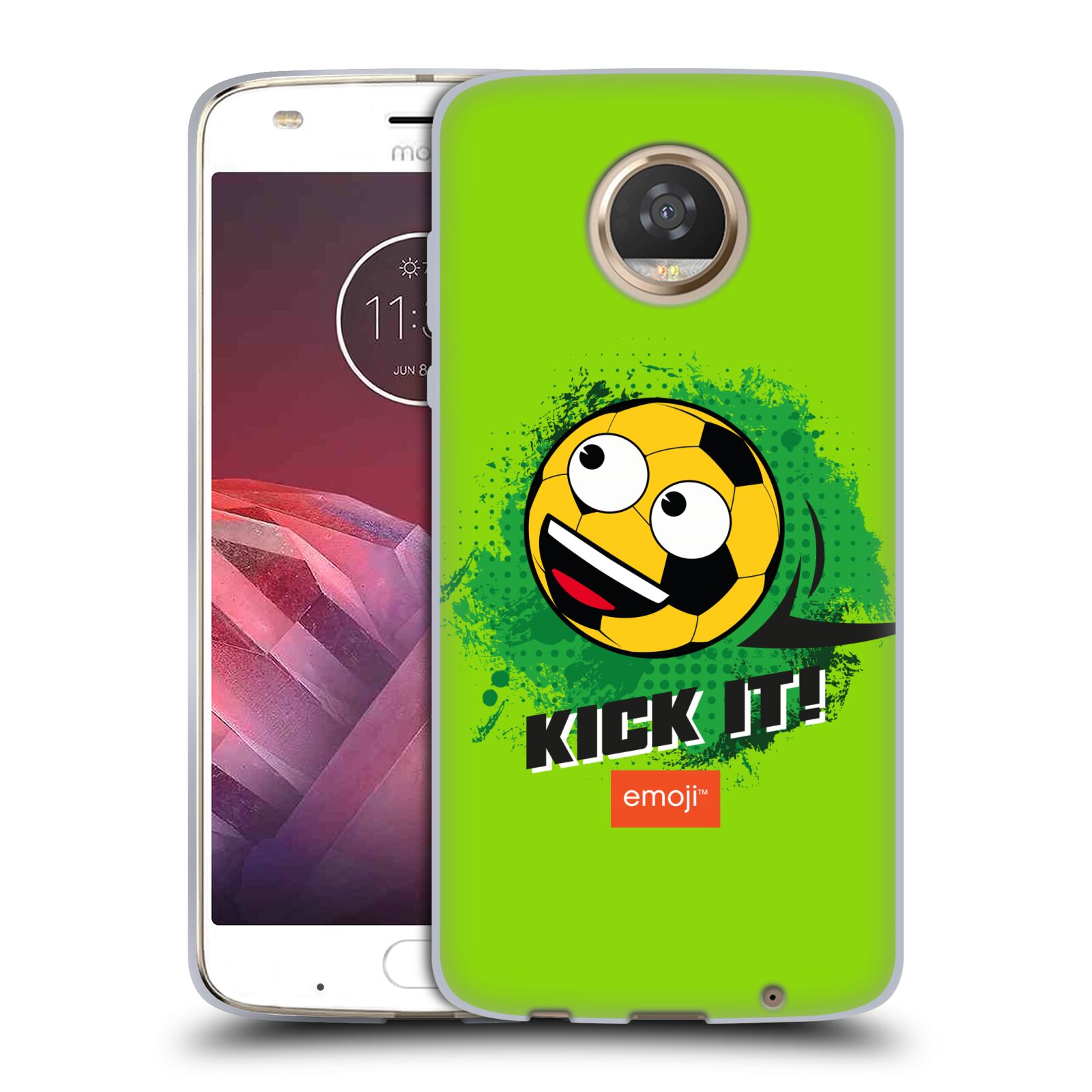 FUNDA OFICIAL DE GEL SUAVE DE FÚTBOL EMOJI® PARA TELÉFONOS MOTOROLA 2 - Imagen 9 de 12