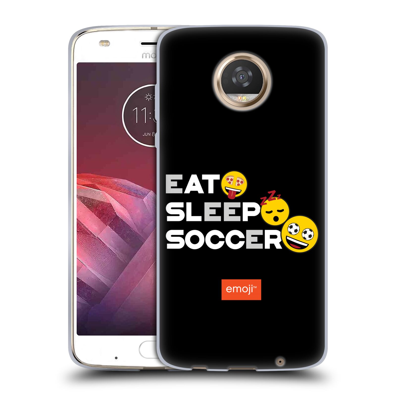 FUNDA OFICIAL DE GEL SUAVE DE FÚTBOL EMOJI® PARA TELÉFONOS MOTOROLA 2 - Imagen 10 de 12