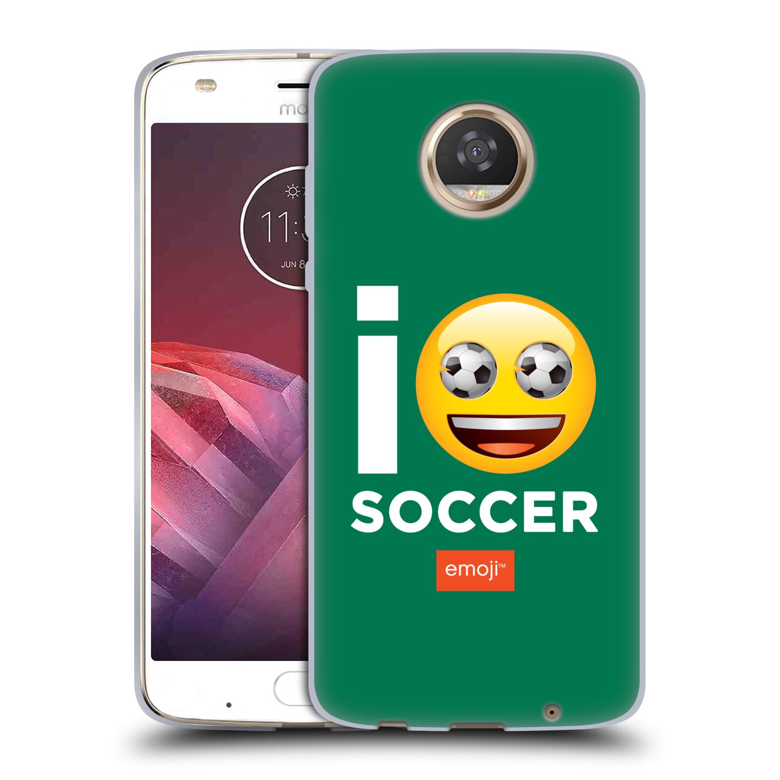 FUNDA OFICIAL DE GEL SUAVE DE FÚTBOL EMOJI® PARA TELÉFONOS MOTOROLA 2 - Imagen 12 de 12