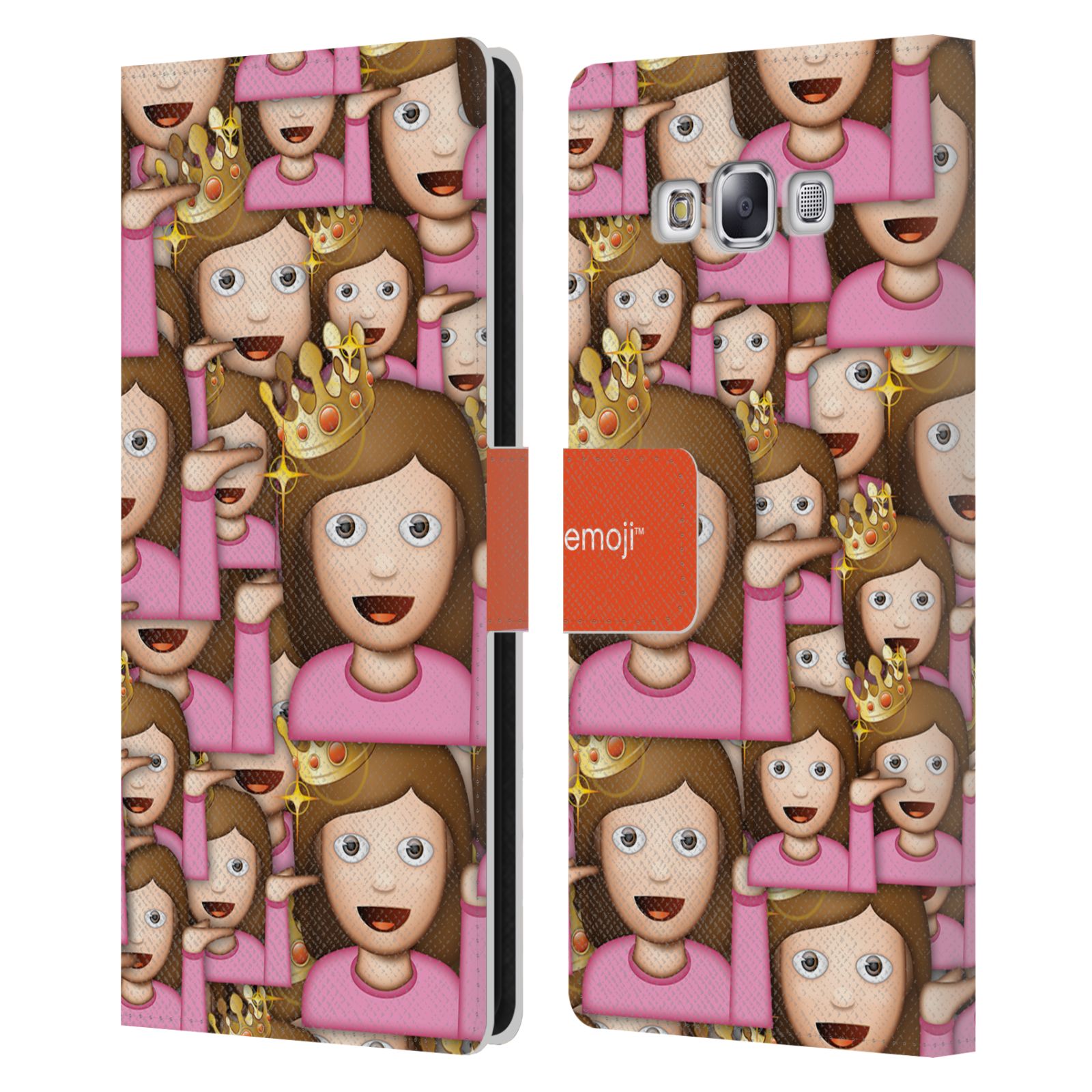 OFFICIAL emoji® FULL PATTERNS LEATHER BOOK WALLET CASE FOR SAMSUNG PHONES 3 - Picture 14 of 16