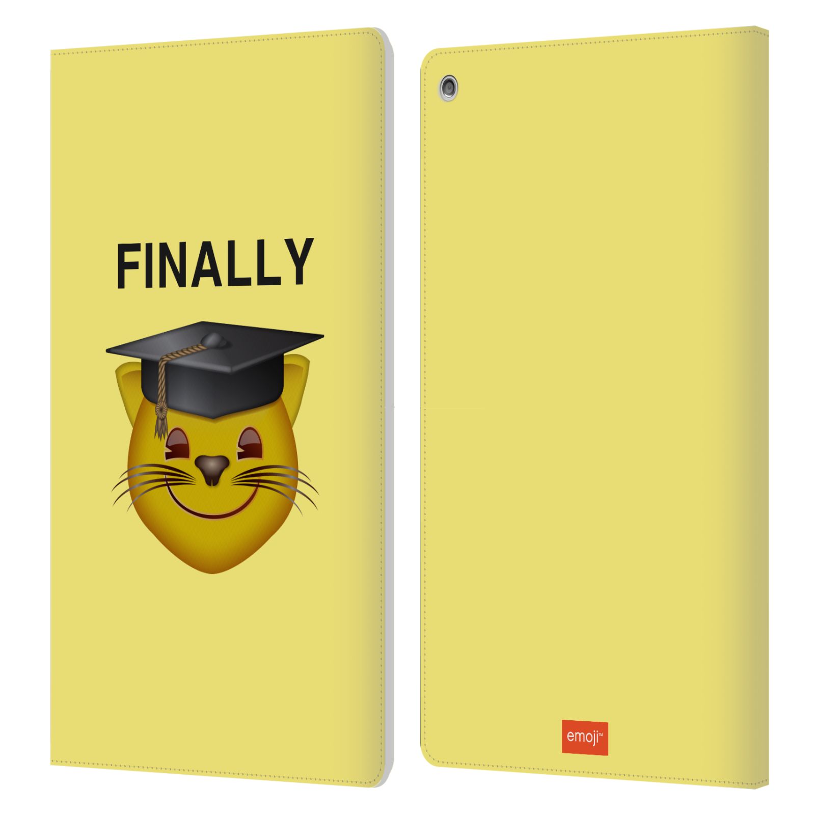 OFFICIAL emoji® GRADUATION LEATHER BOOK WALLET CASE COVER FOR AMAZON FIRE - Picture 7 of 11