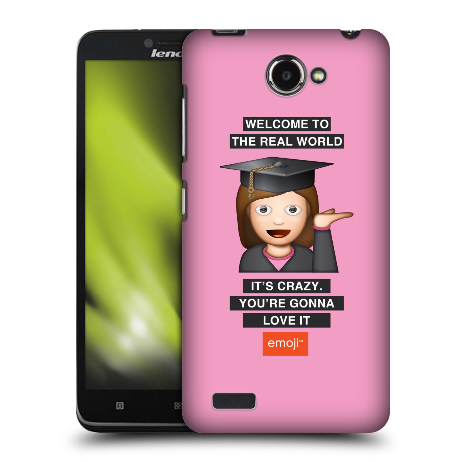 OFFICIAL emoji® GRADUATION HARD BACK CASE FOR LENOVO PHONES - Picture 10 of 12