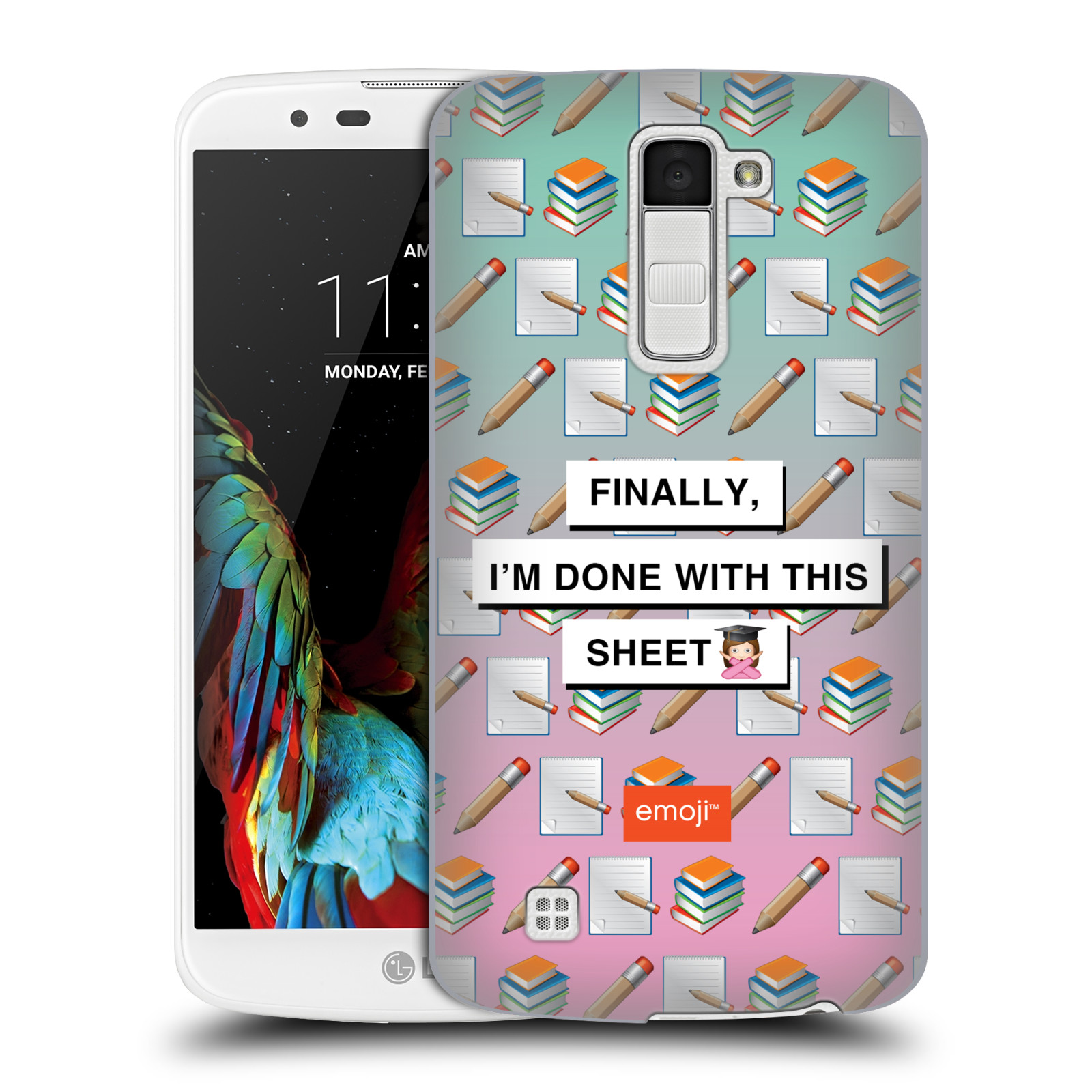 OFFICIAL emoji® GRADUATION HARD BACK CASE FOR LG PHONES 3 - Picture 11 of 12