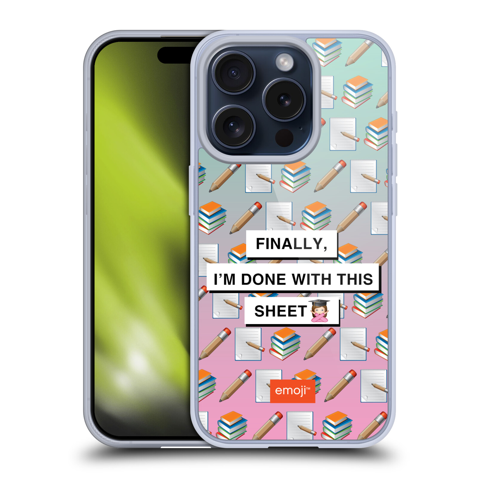 OFFICIEL emoji® GRADUATION ÉTUI COQUE EN GEL MOLLE POUR APPLE iPHONE TÉLÉPHONES - Photo 8 sur 12