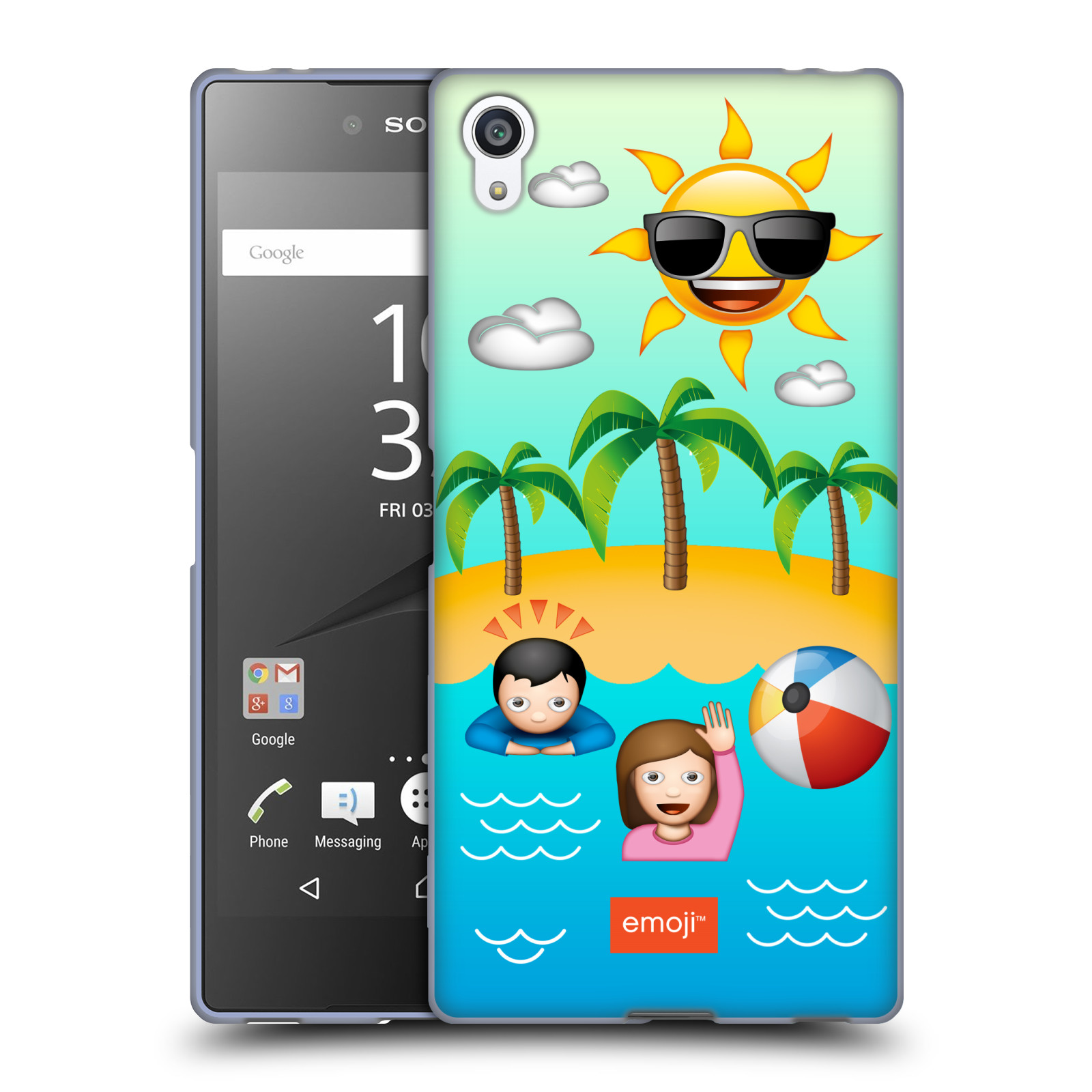 OFFICIAL emoji® HAPPY SUMMER SOFT GEL CASE FOR SONY PHONES 2 - Picture 8 of 17