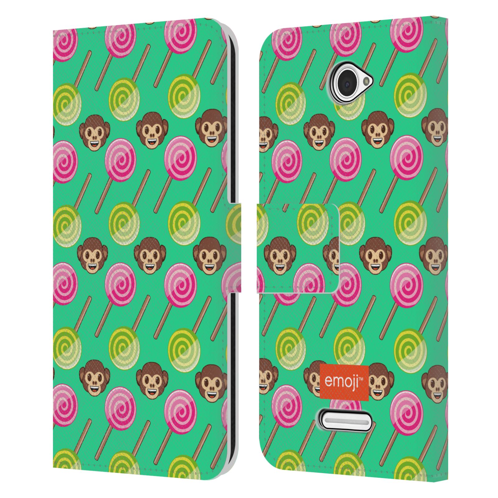 OFFICIAL EMOJI HAPPY SUMMER LEATHER BOOK WALLET CASE COVER FOR SONY PHONES 2 - Picture 8 of 16