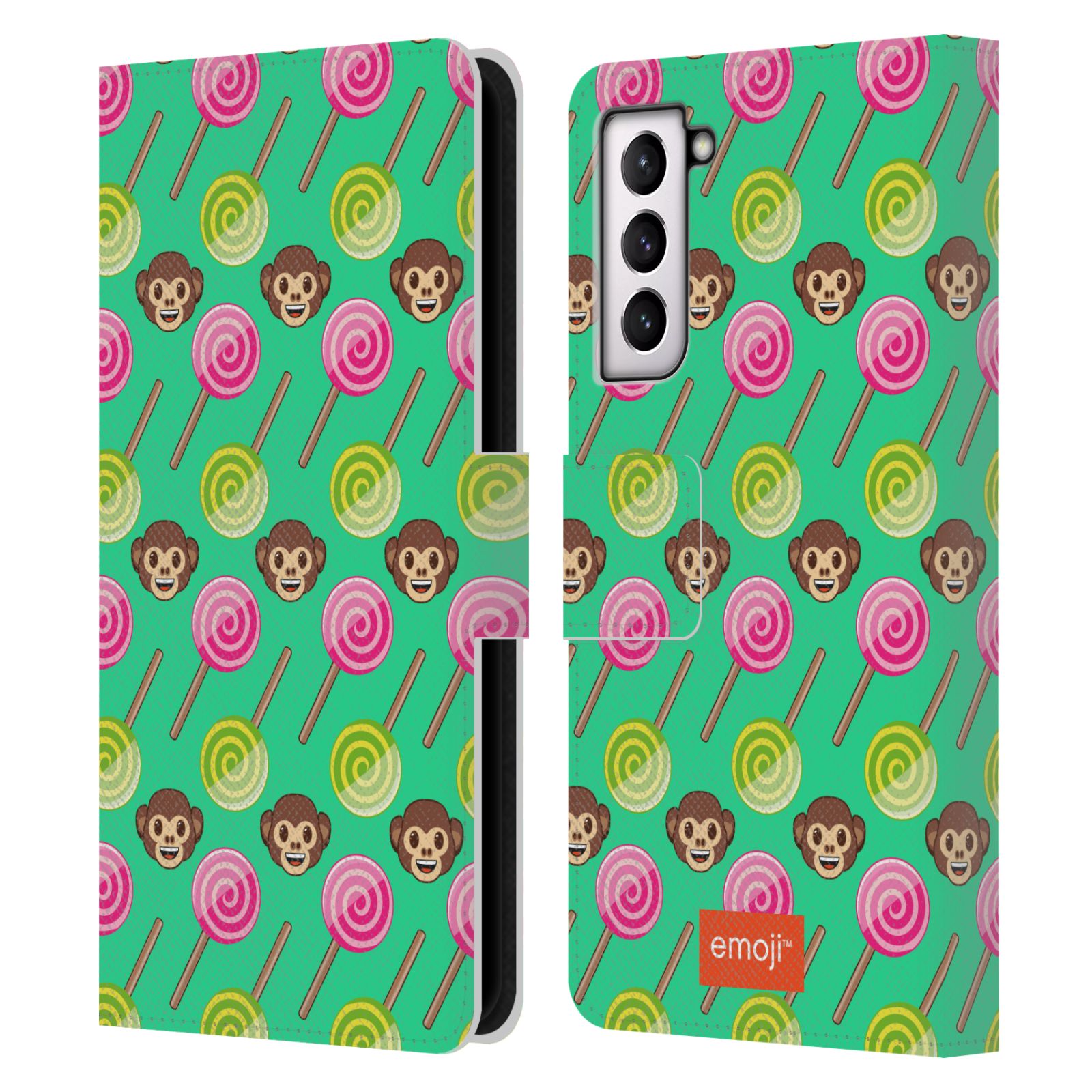 OFFICIAL emoji® HAPPY SUMMER LEATHER BOOK WALLET CASE COVER FOR SAMSUNG PHONES 4 - 第 8/16 張圖片