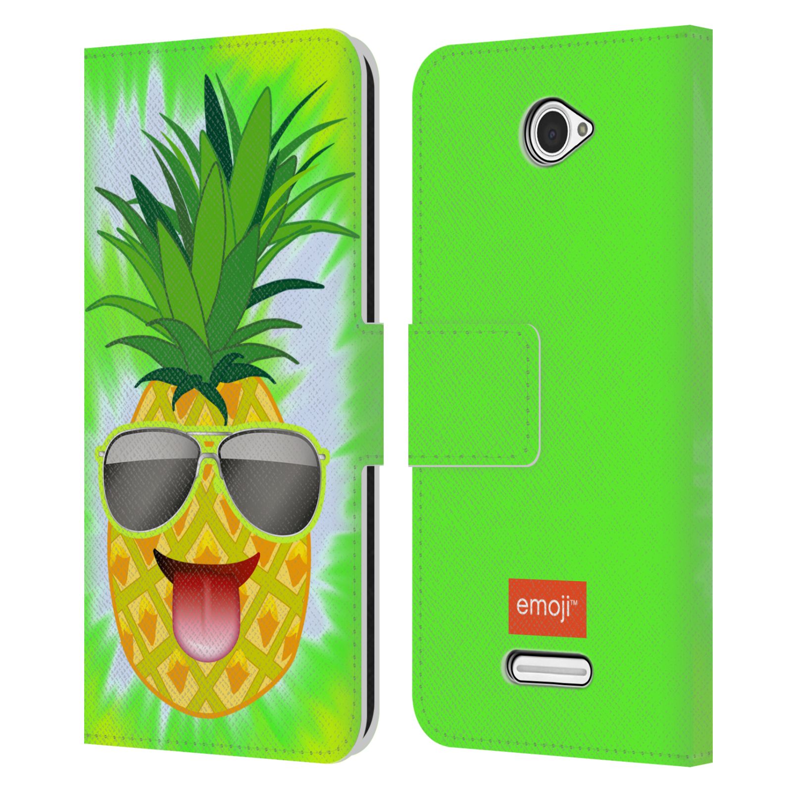 OFFICIAL EMOJI HAPPY SUMMER LEATHER BOOK WALLET CASE COVER FOR SONY PHONES 2 - Picture 10 of 16