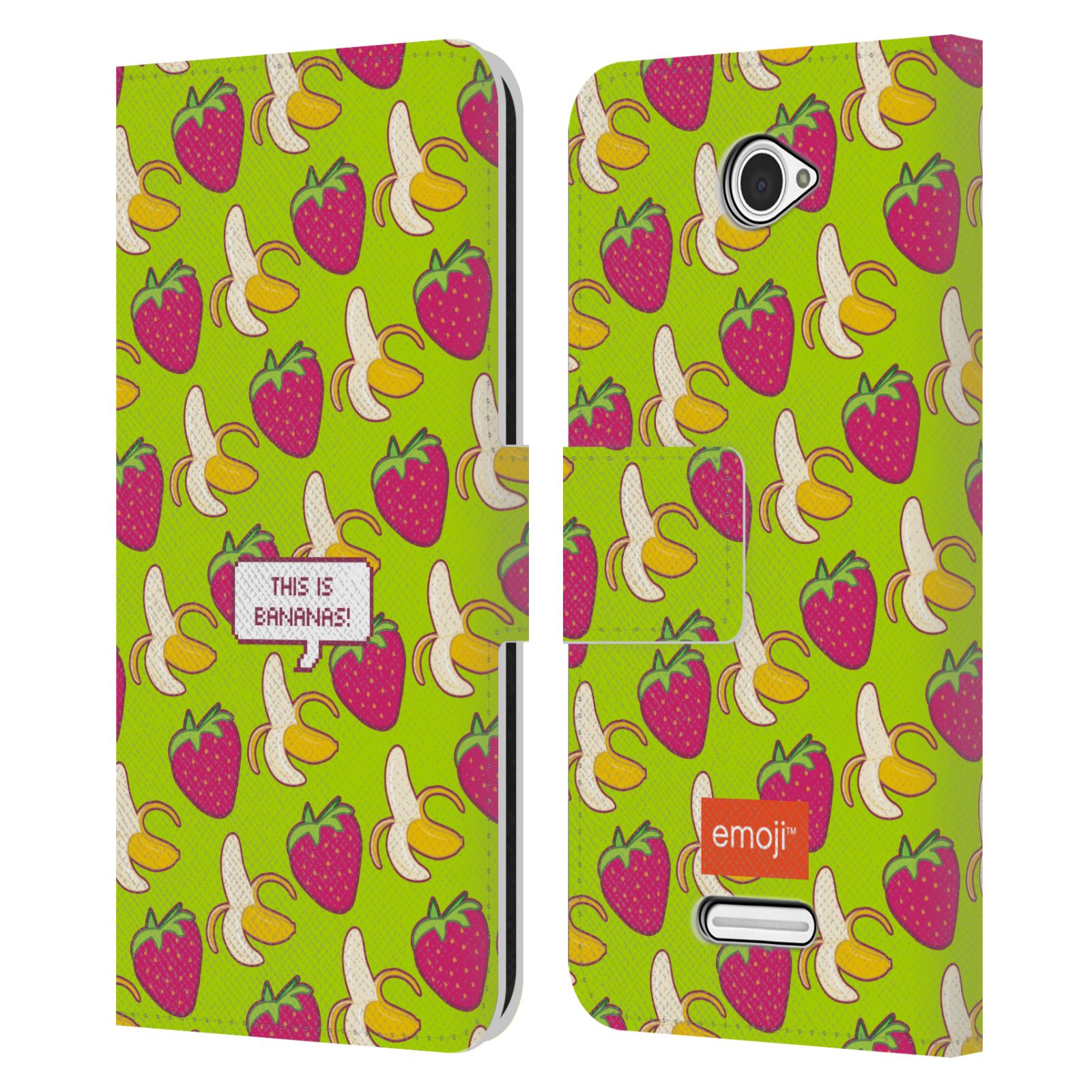 OFFICIAL EMOJI HAPPY SUMMER LEATHER BOOK WALLET CASE COVER FOR SONY PHONES 2 - Picture 12 of 16