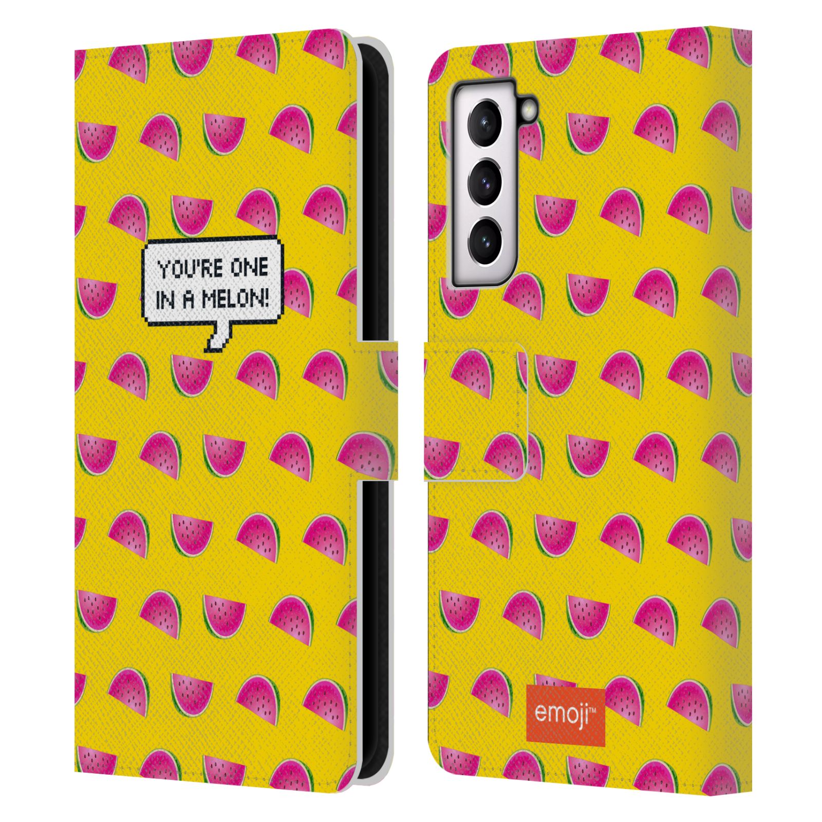 OFFICIAL emoji® HAPPY SUMMER LEATHER BOOK WALLET CASE COVER FOR SAMSUNG PHONES 4 - 第 16/16 張圖片