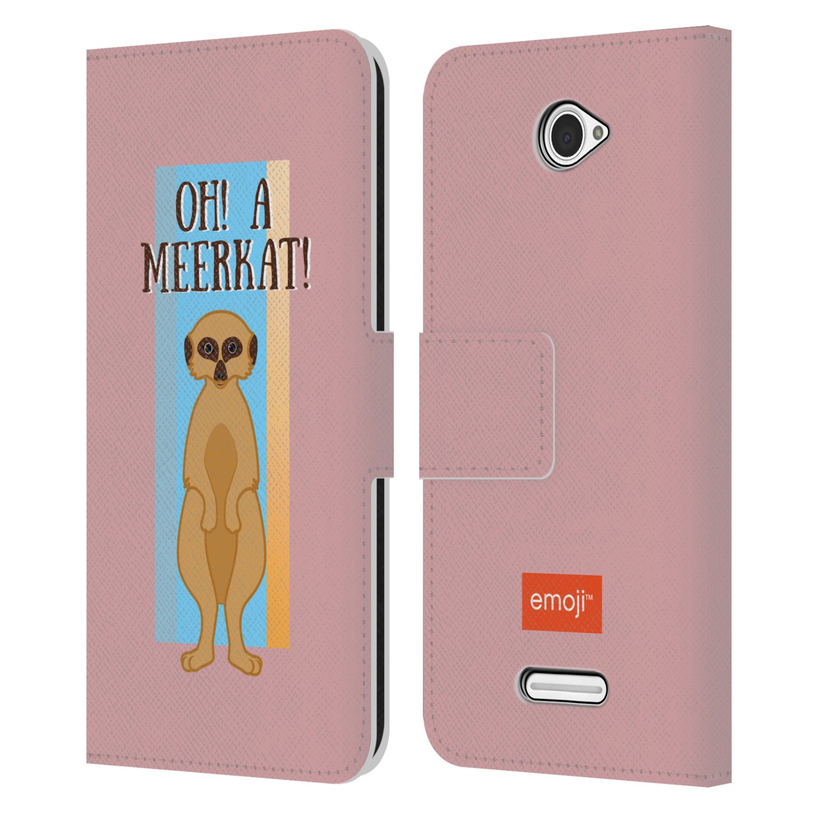 OFFICIAL emoji® MEERKAT LEATHER BOOK WALLET CASE COVER FOR SONY PHONES 2 - 第 7/9 張圖片