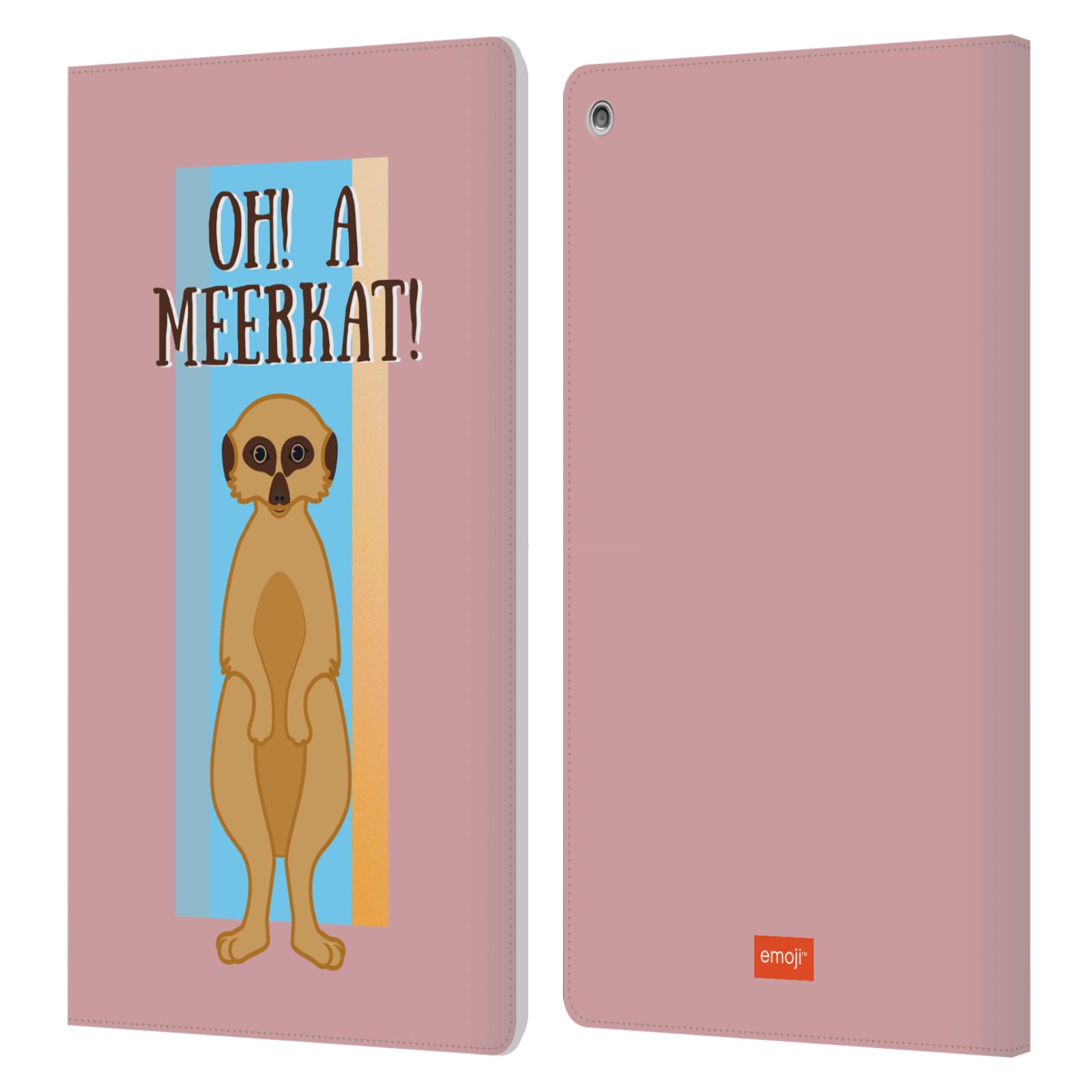 OFFICIAL emoji® MEERKAT LEATHER BOOK WALLET CASE COVER FOR AMAZON FIRE - Picture 7 of 9