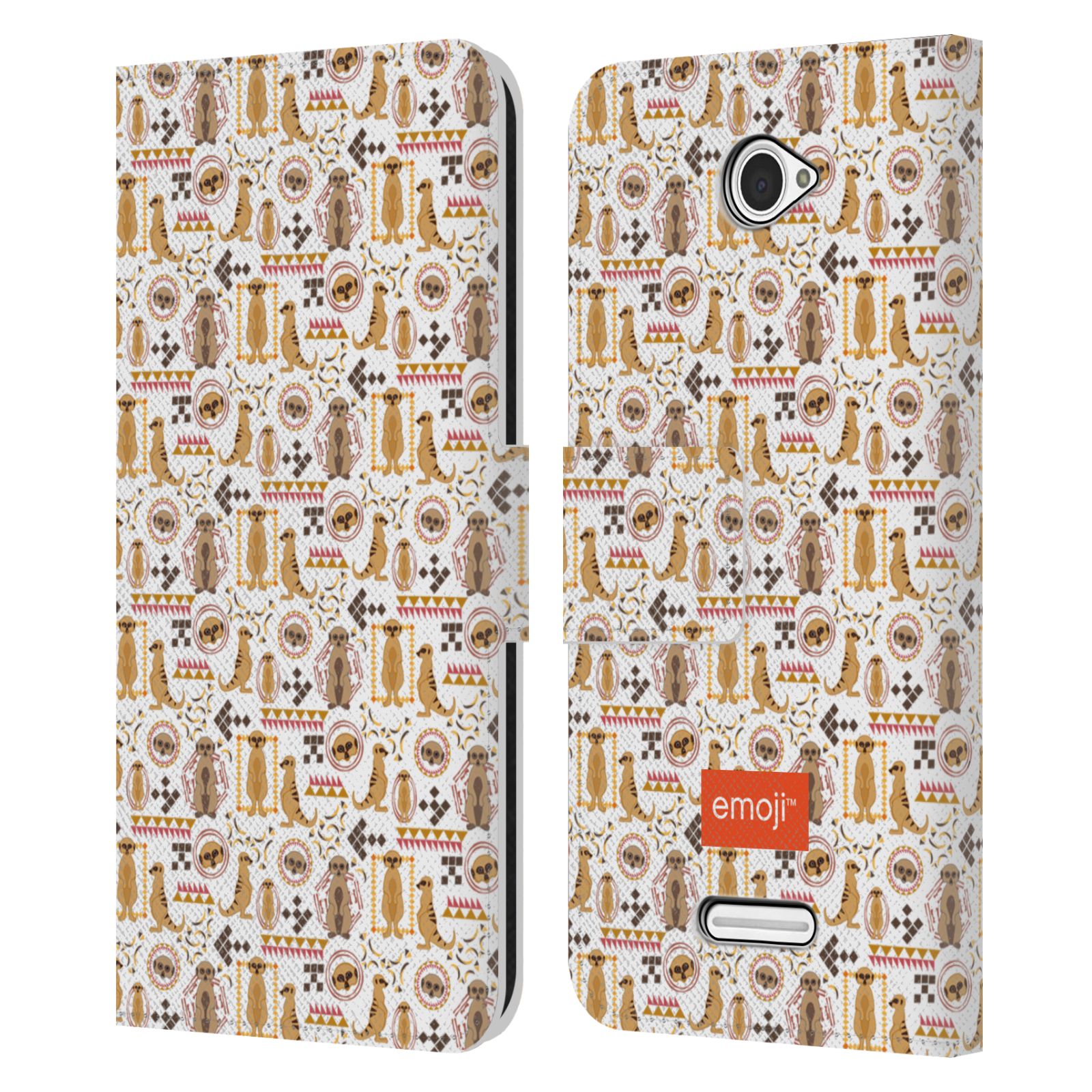 OFFICIAL emoji® MEERKAT LEATHER BOOK WALLET CASE COVER FOR SONY PHONES 2 - 第 8/9 張圖片