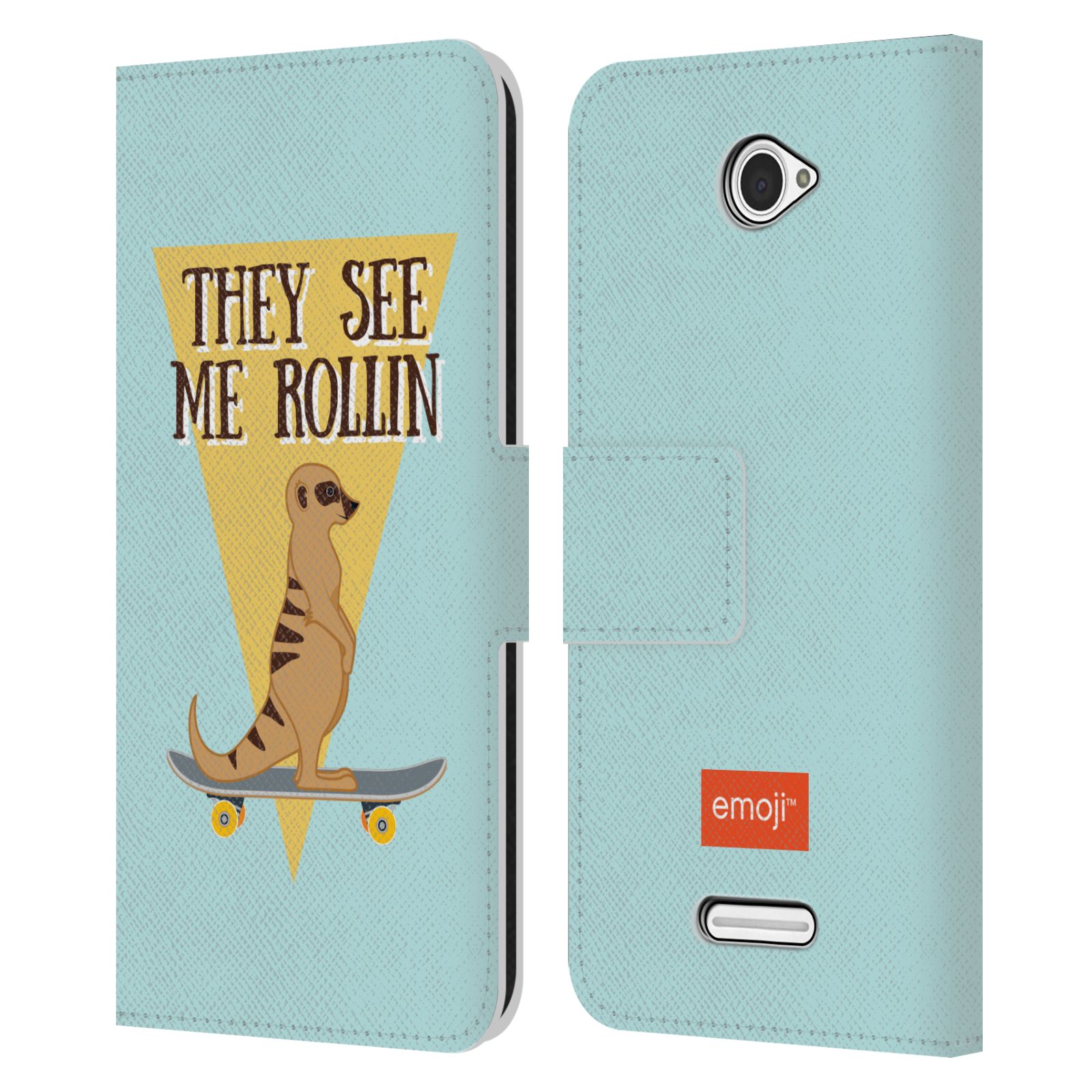 OFFICIAL emoji® MEERKAT LEATHER BOOK WALLET CASE COVER FOR SONY PHONES 2 - 第 9/9 張圖片