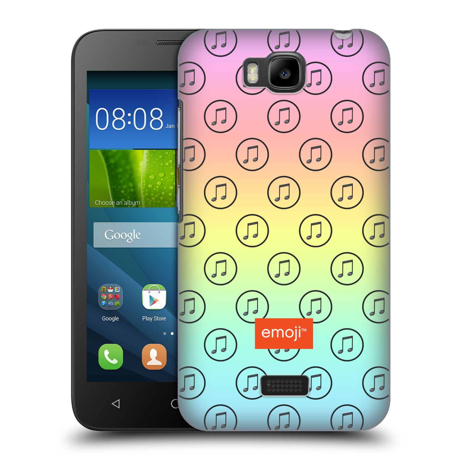 OFFICIAL emoji® MUSIC PATTERNS BACK CASE FOR HUAWEI PHONES 2 - Picture 8 of 15