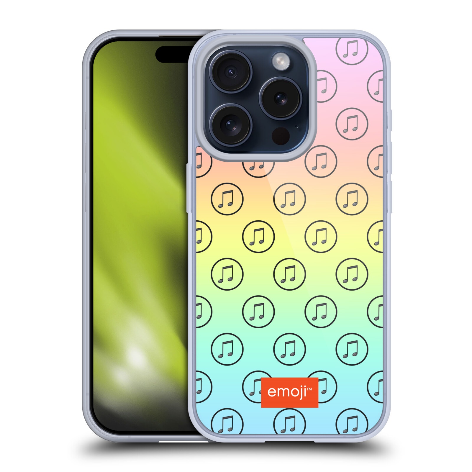 OFFICIAL emoji® MUSIC PATTERNS SOFT GEL CASE FOR APPLE iPHONE PHONES - Picture 8 of 15