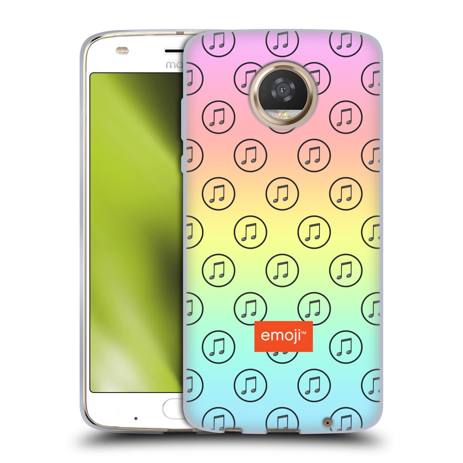OFFICIAL emoji® MUSIC PATTERNS SOFT GEL CASE FOR MOTOROLA PHONES - Picture 8 of 15