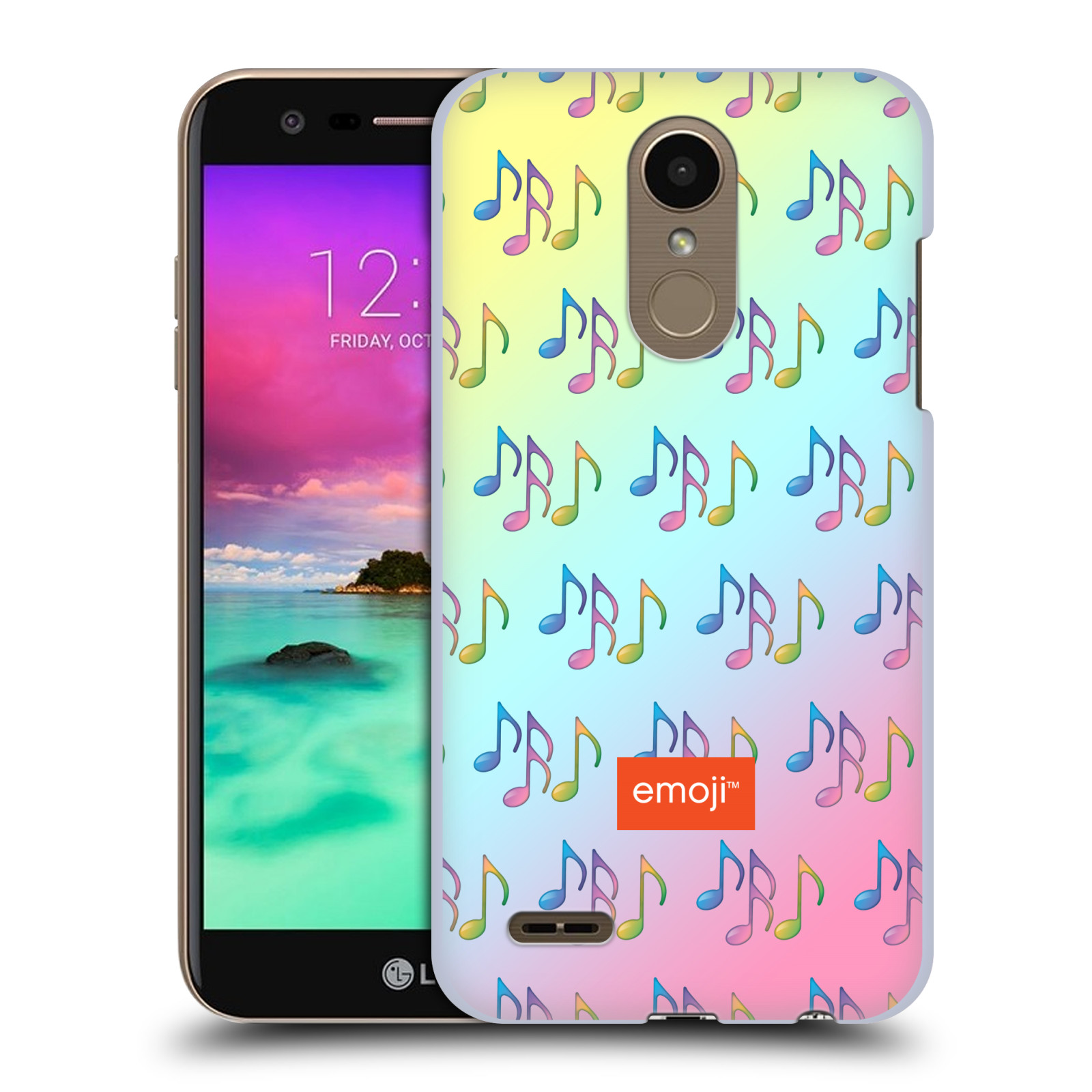 OFFICIAL emoji® MUSIC PATTERNS HARD BACK CASE FOR LG PHONES 1 - Picture 9 of 15
