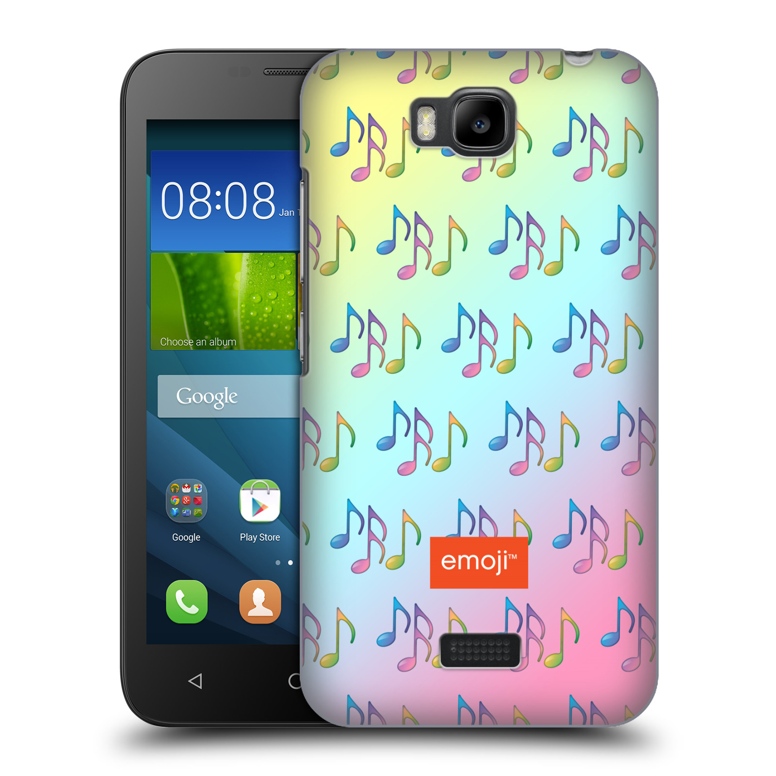 OFFICIAL emoji® MUSIC PATTERNS BACK CASE FOR HUAWEI PHONES 2 - Picture 9 of 15