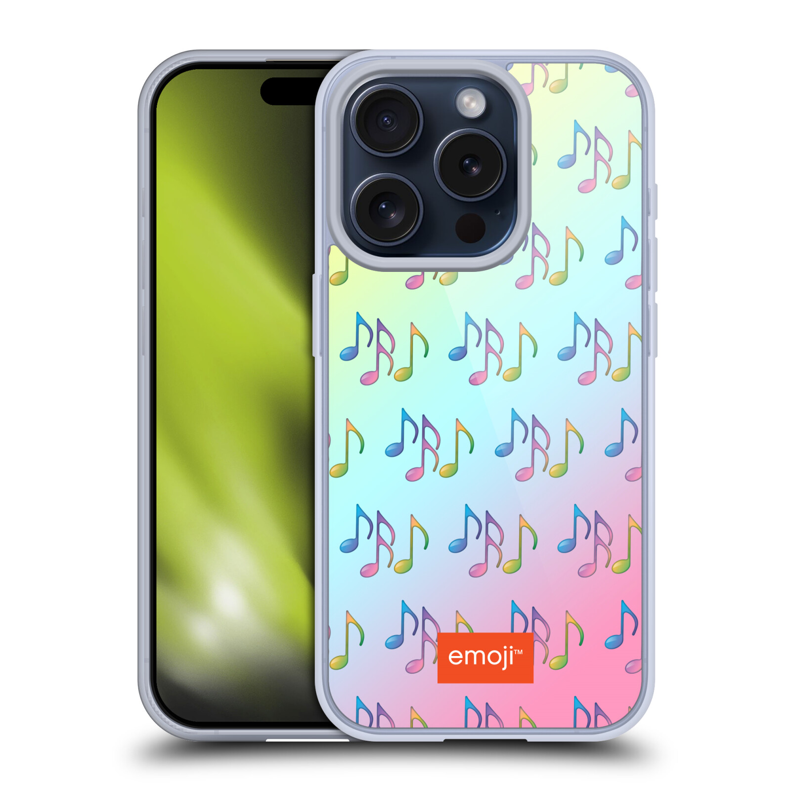 OFFICIAL emoji® MUSIC PATTERNS SOFT GEL CASE FOR APPLE iPHONE PHONES - Picture 9 of 15