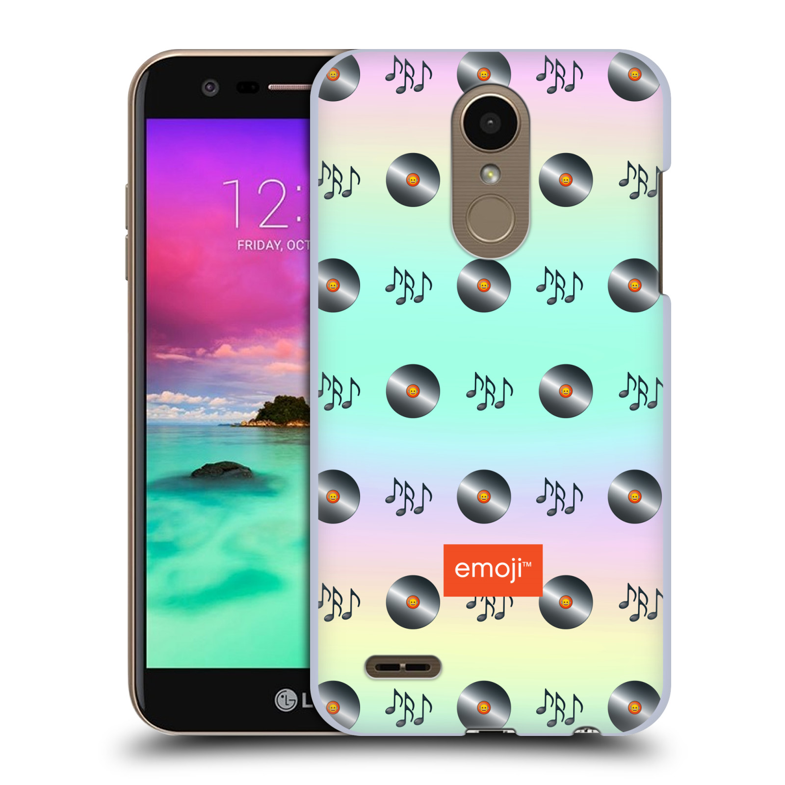 OFFICIAL emoji® MUSIC PATTERNS HARD BACK CASE FOR LG PHONES 1 - Picture 10 of 15
