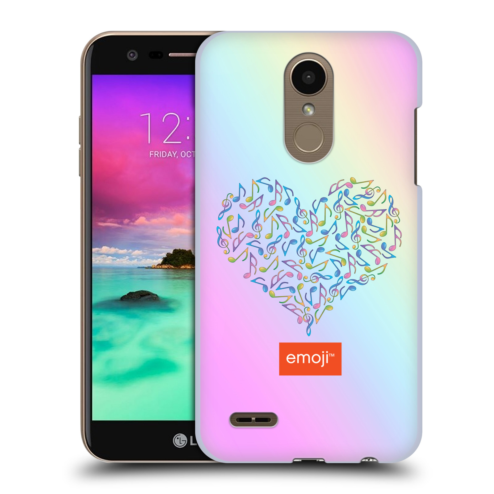 OFFICIAL emoji® MUSIC PATTERNS HARD BACK CASE FOR LG PHONES 1 - Picture 11 of 15