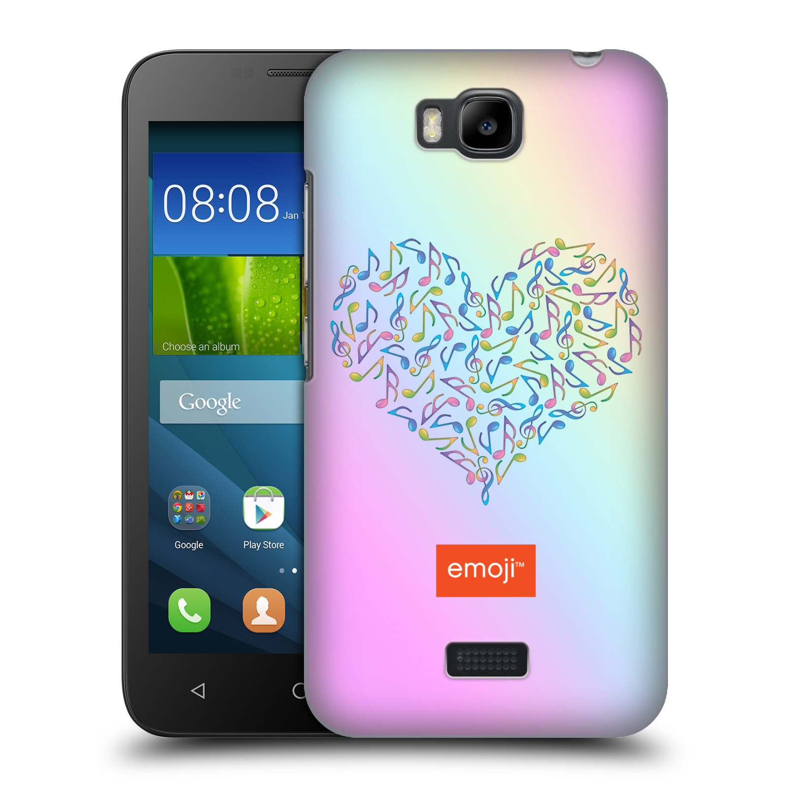OFFICIAL emoji® MUSIC PATTERNS BACK CASE FOR HUAWEI PHONES 2 - Picture 11 of 15