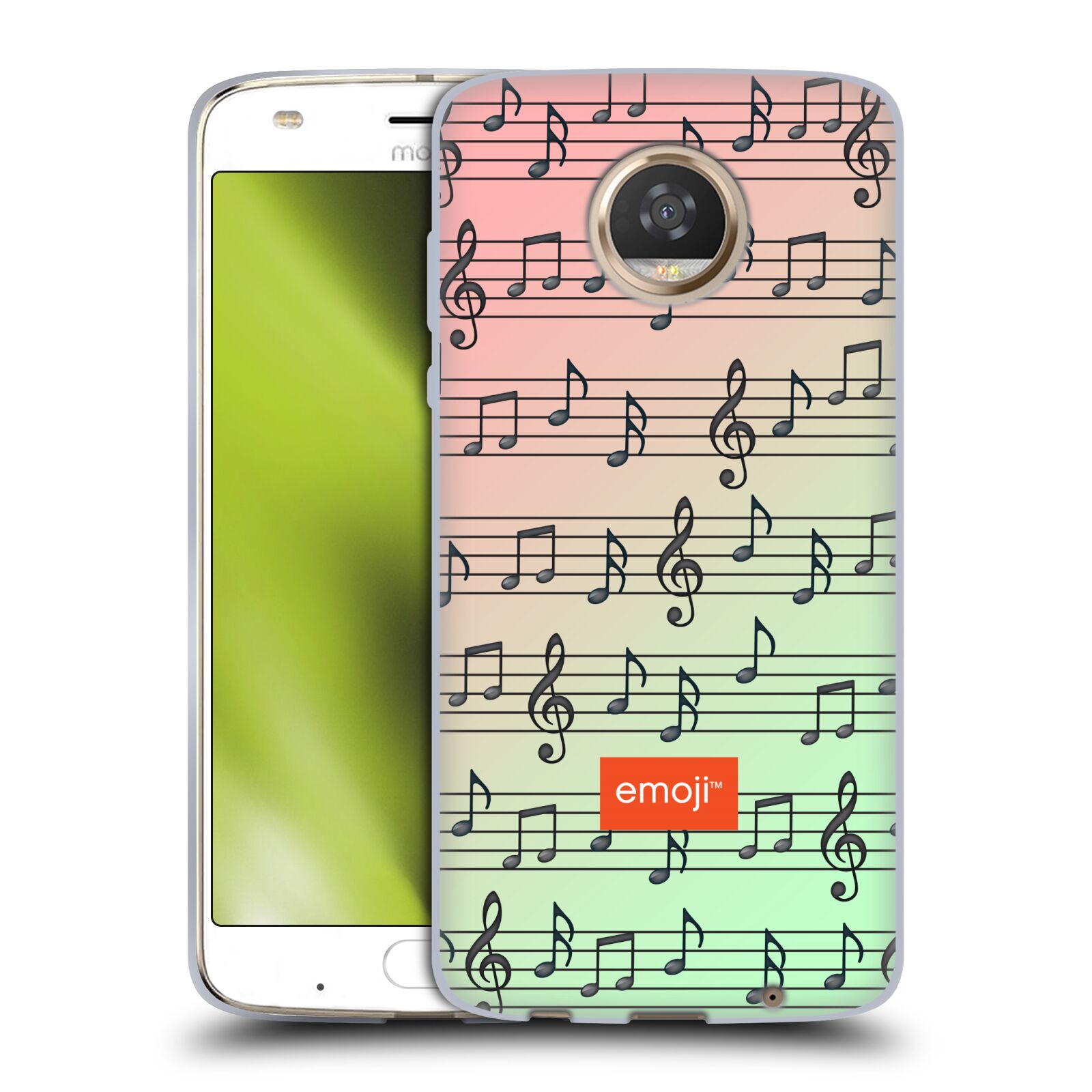 OFFICIAL emoji® MUSIC PATTERNS SOFT GEL CASE FOR MOTOROLA PHONES - Picture 13 of 15
