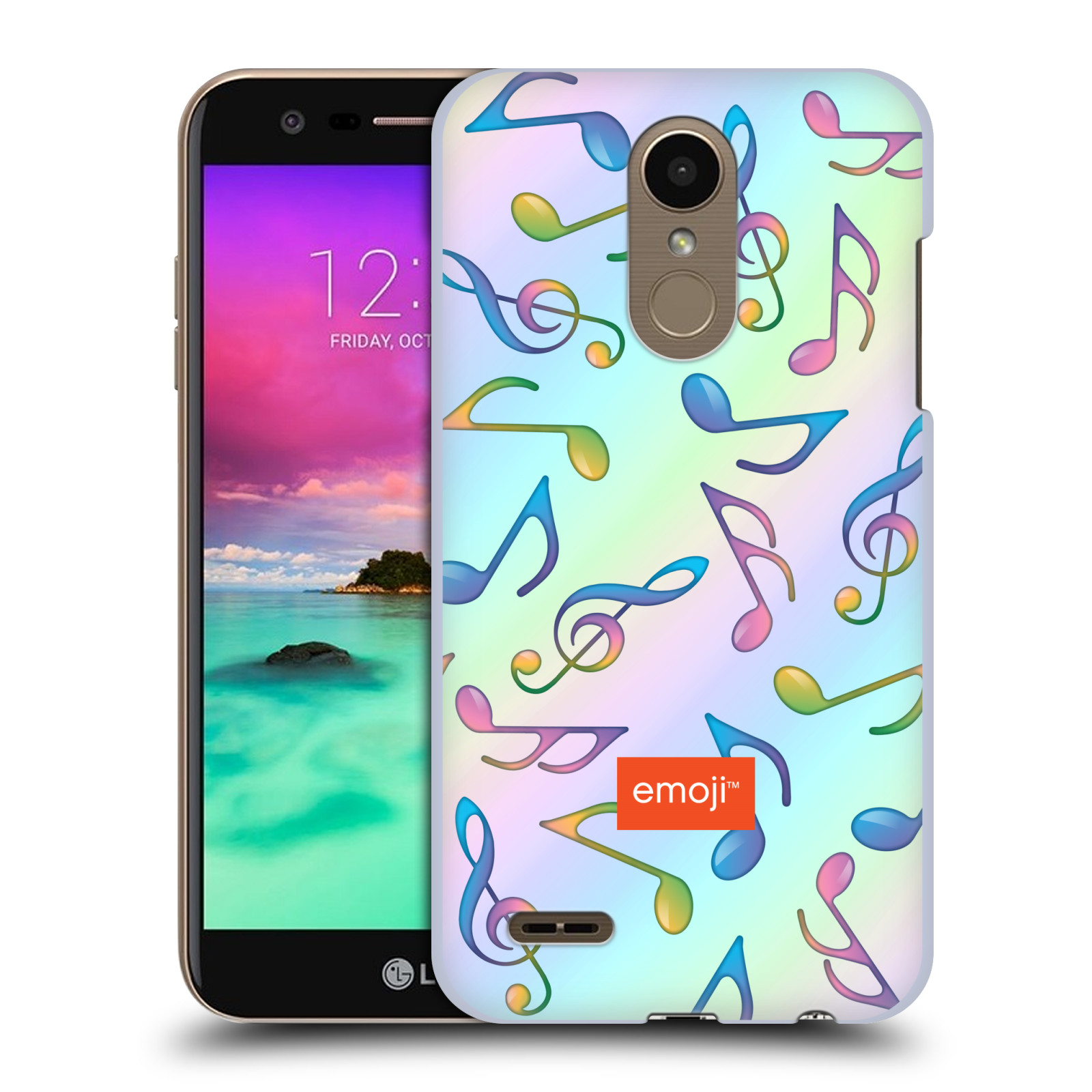 OFFICIAL emoji® MUSIC PATTERNS HARD BACK CASE FOR LG PHONES 1 - Picture 14 of 15