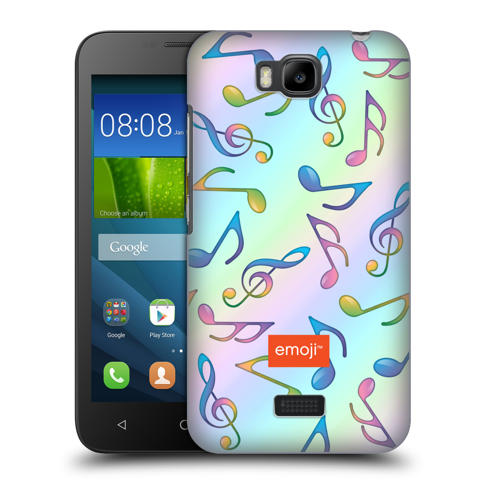 OFFICIAL emoji® MUSIC PATTERNS BACK CASE FOR HUAWEI PHONES 2 - Picture 14 of 15