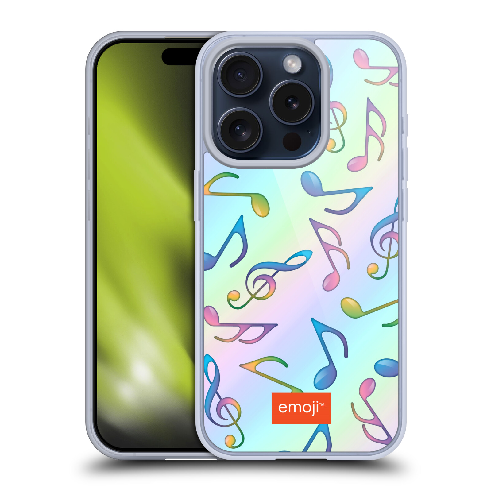 OFFICIAL emoji® MUSIC PATTERNS SOFT GEL CASE FOR APPLE iPHONE PHONES - Picture 14 of 15
