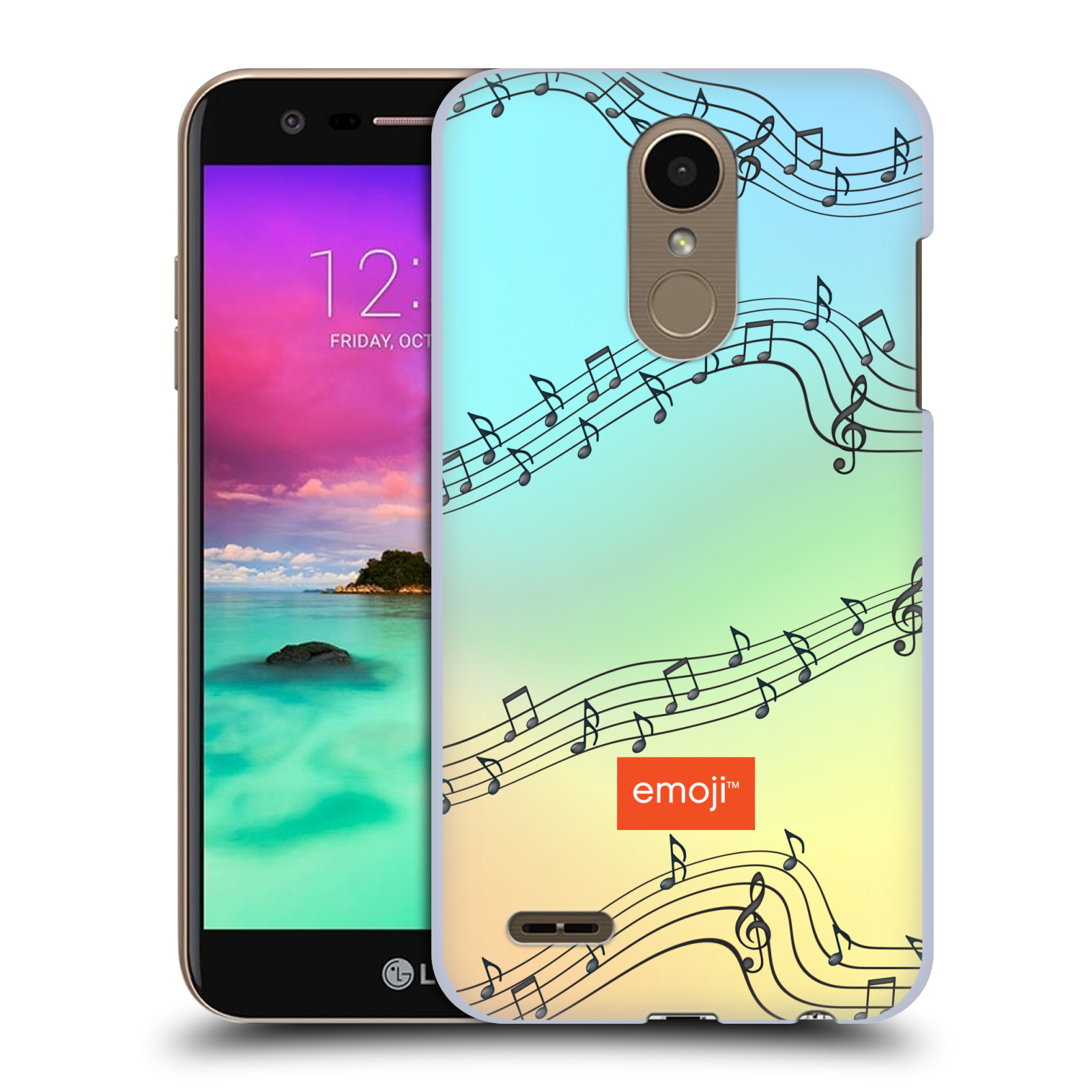 OFFICIAL emoji® MUSIC PATTERNS HARD BACK CASE FOR LG PHONES 1 - Picture 15 of 15