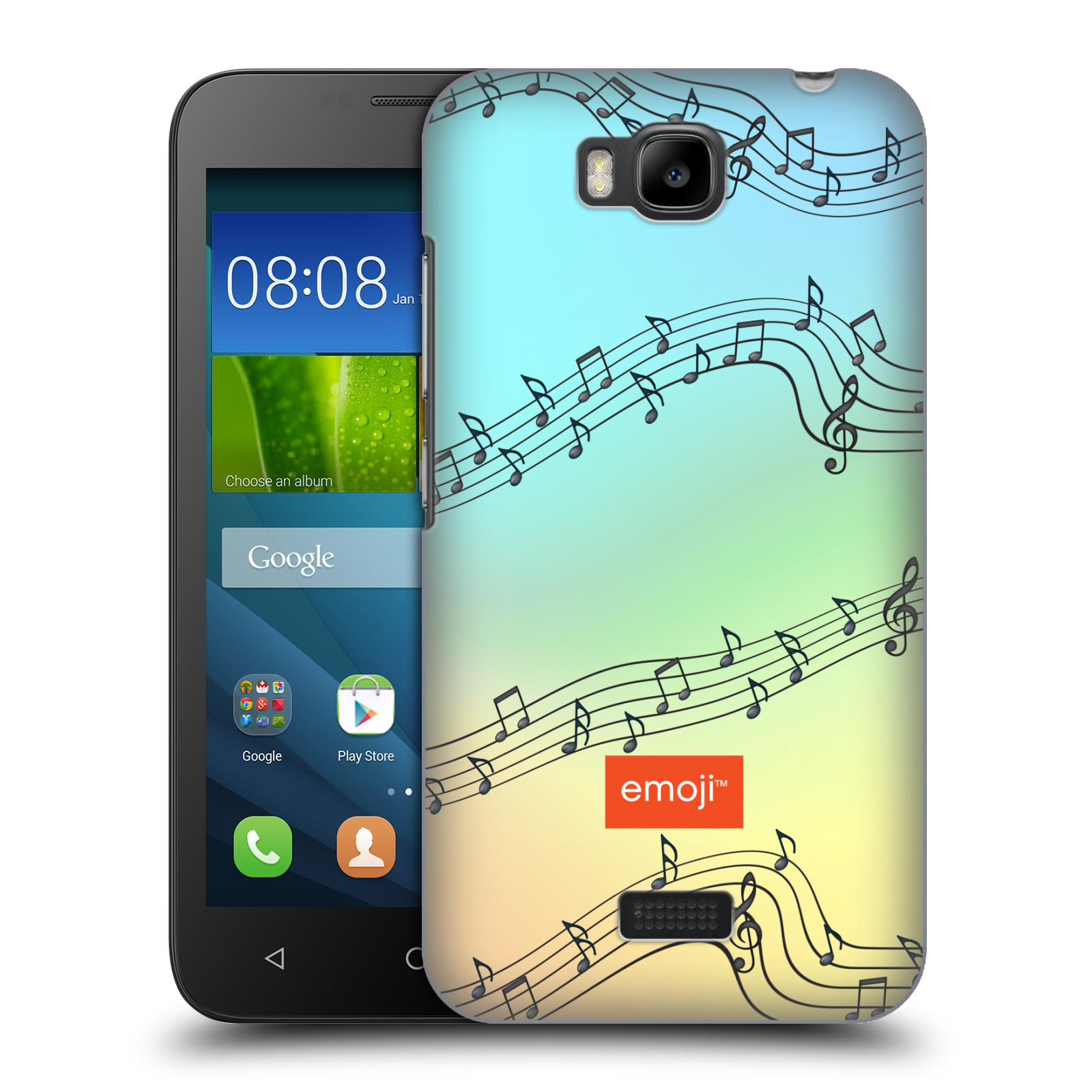 OFFICIAL emoji® MUSIC PATTERNS BACK CASE FOR HUAWEI PHONES 2 - Picture 15 of 15